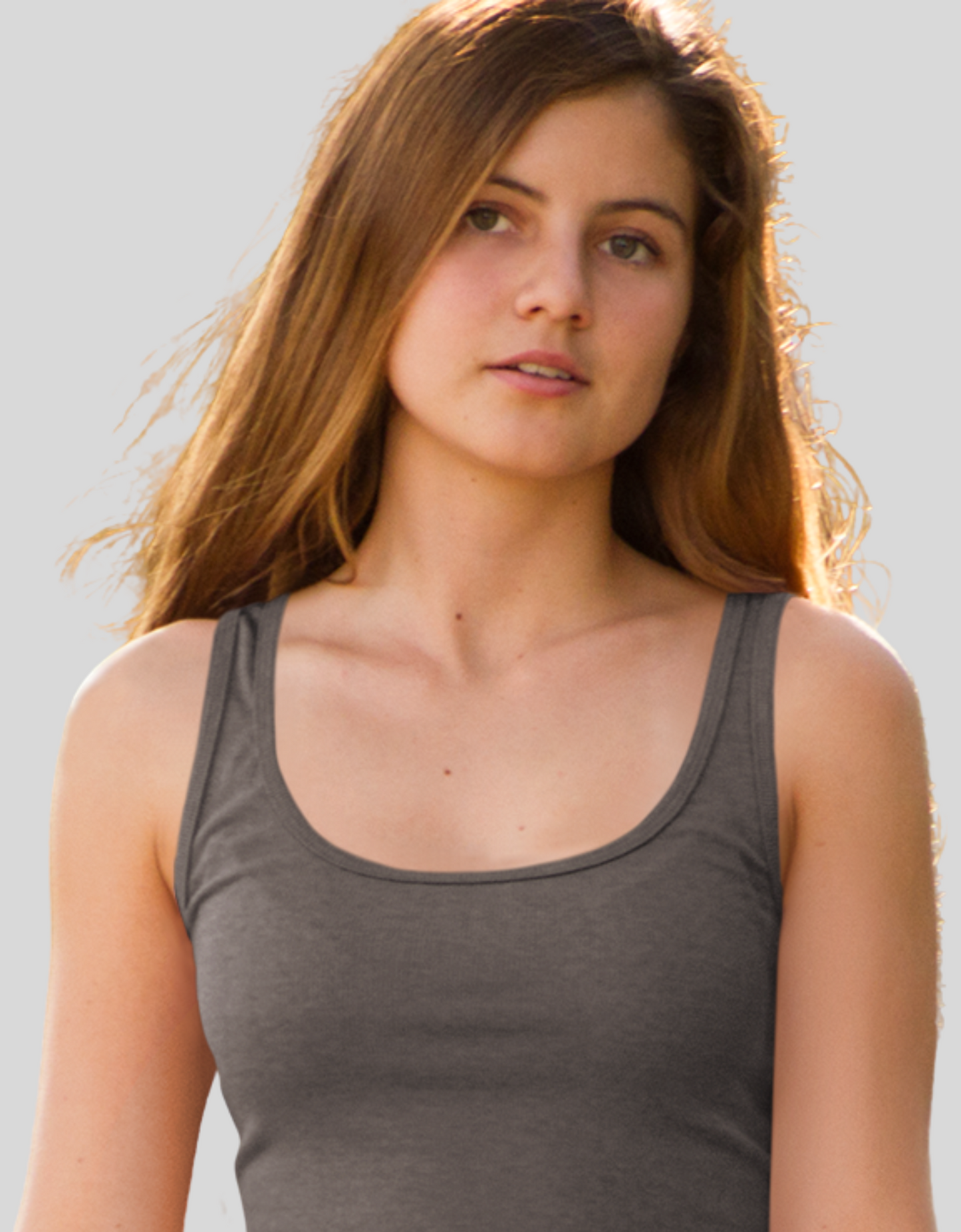 "Blue Melange" Tank Top