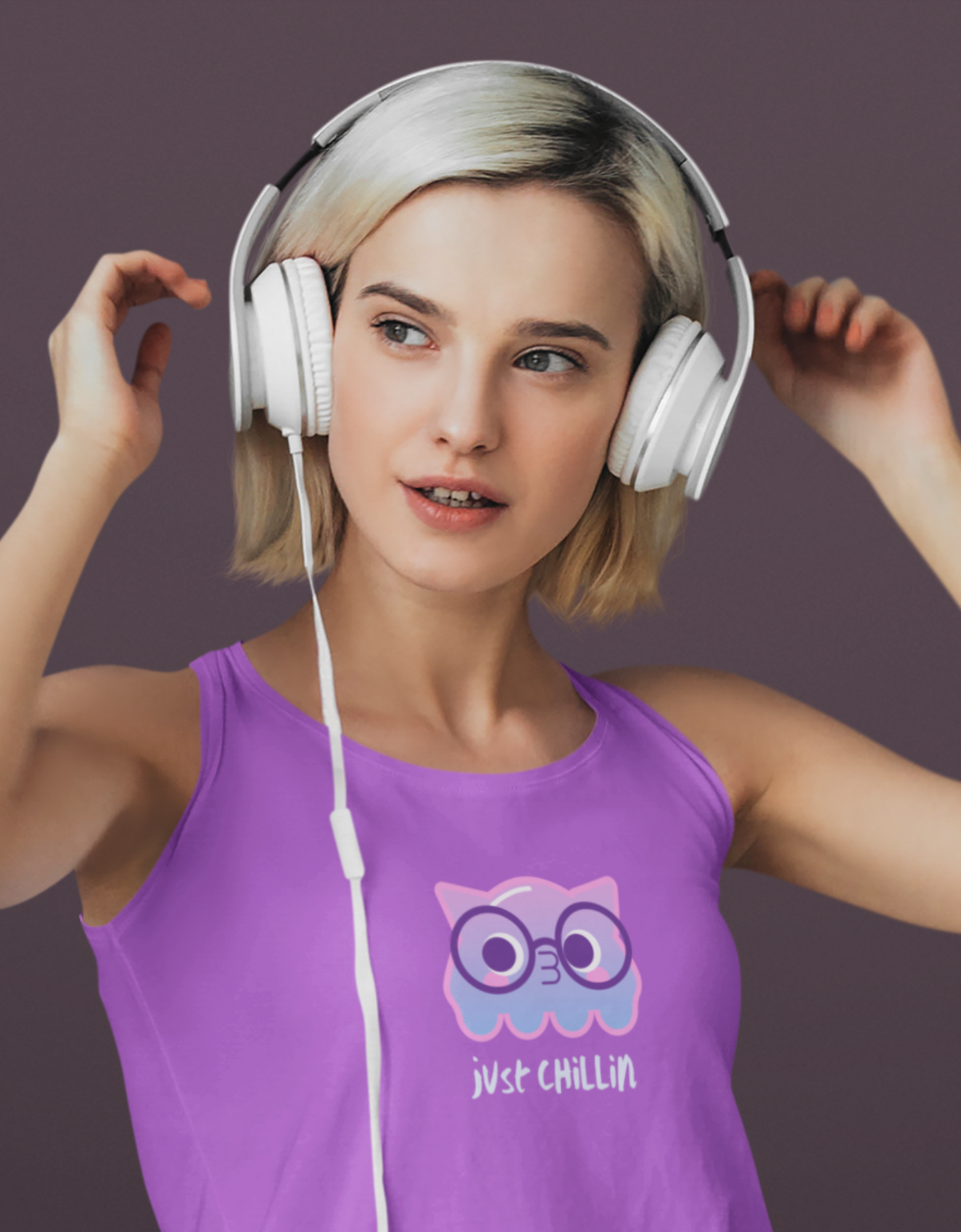 "Just chill" Tank Top Gym Fit