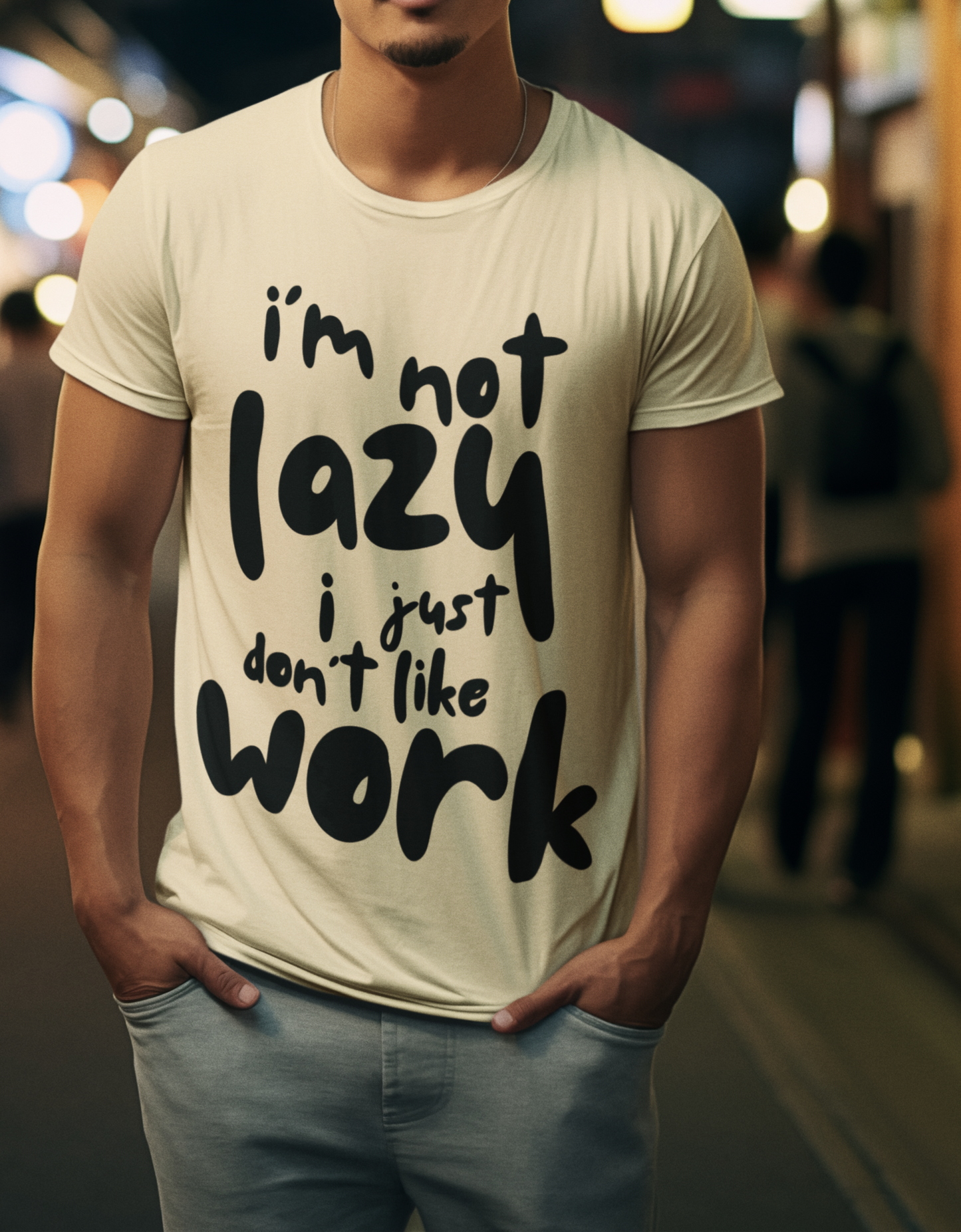 "Work"T shirt Gym Fit