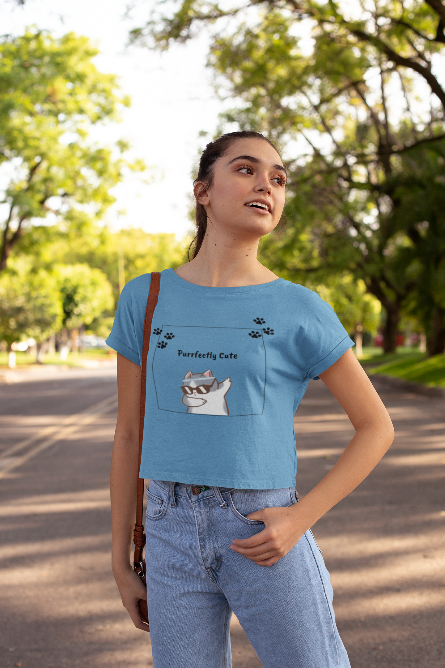 ARD "Purrferct" Crop Top