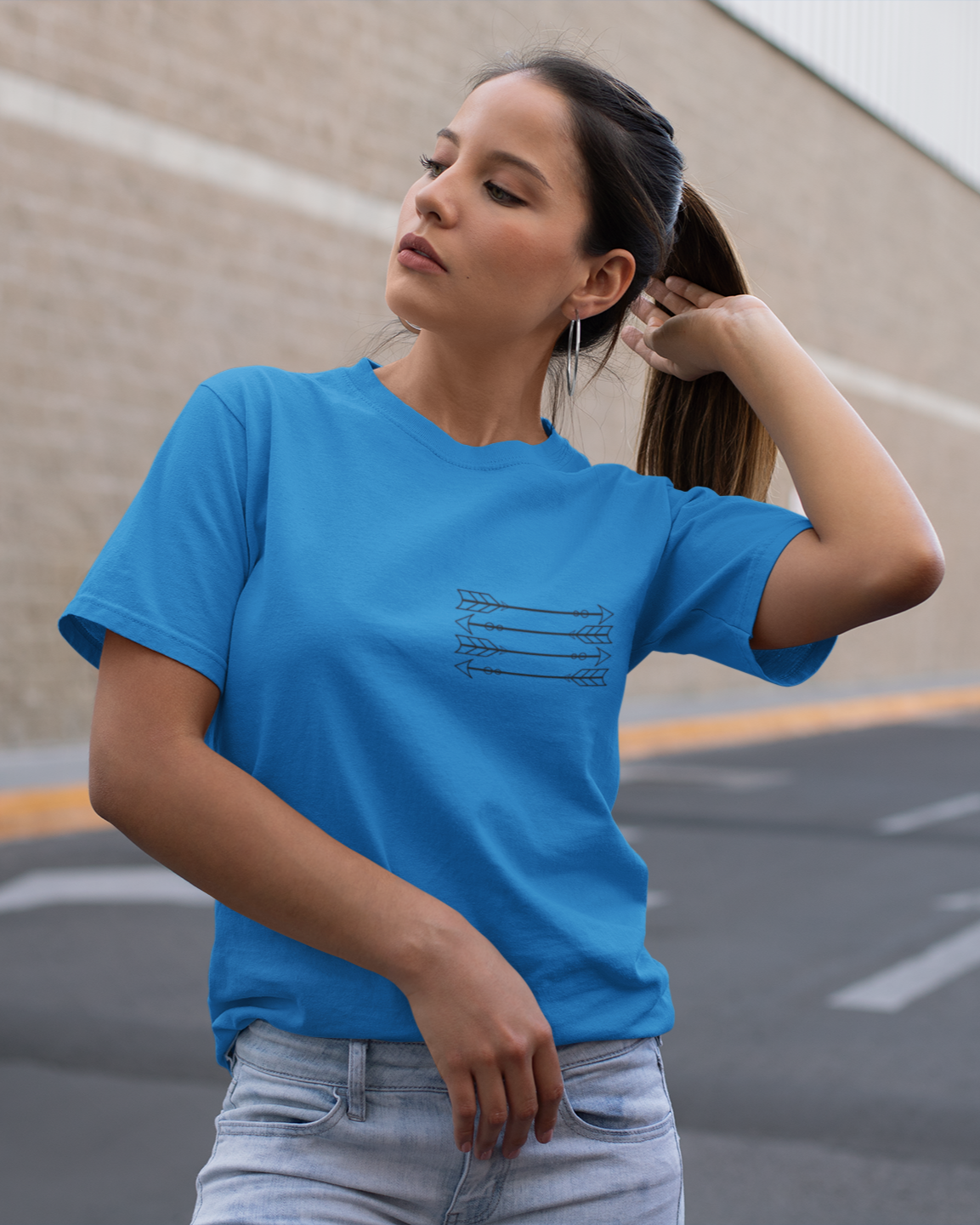 'Arrow' Oversize T