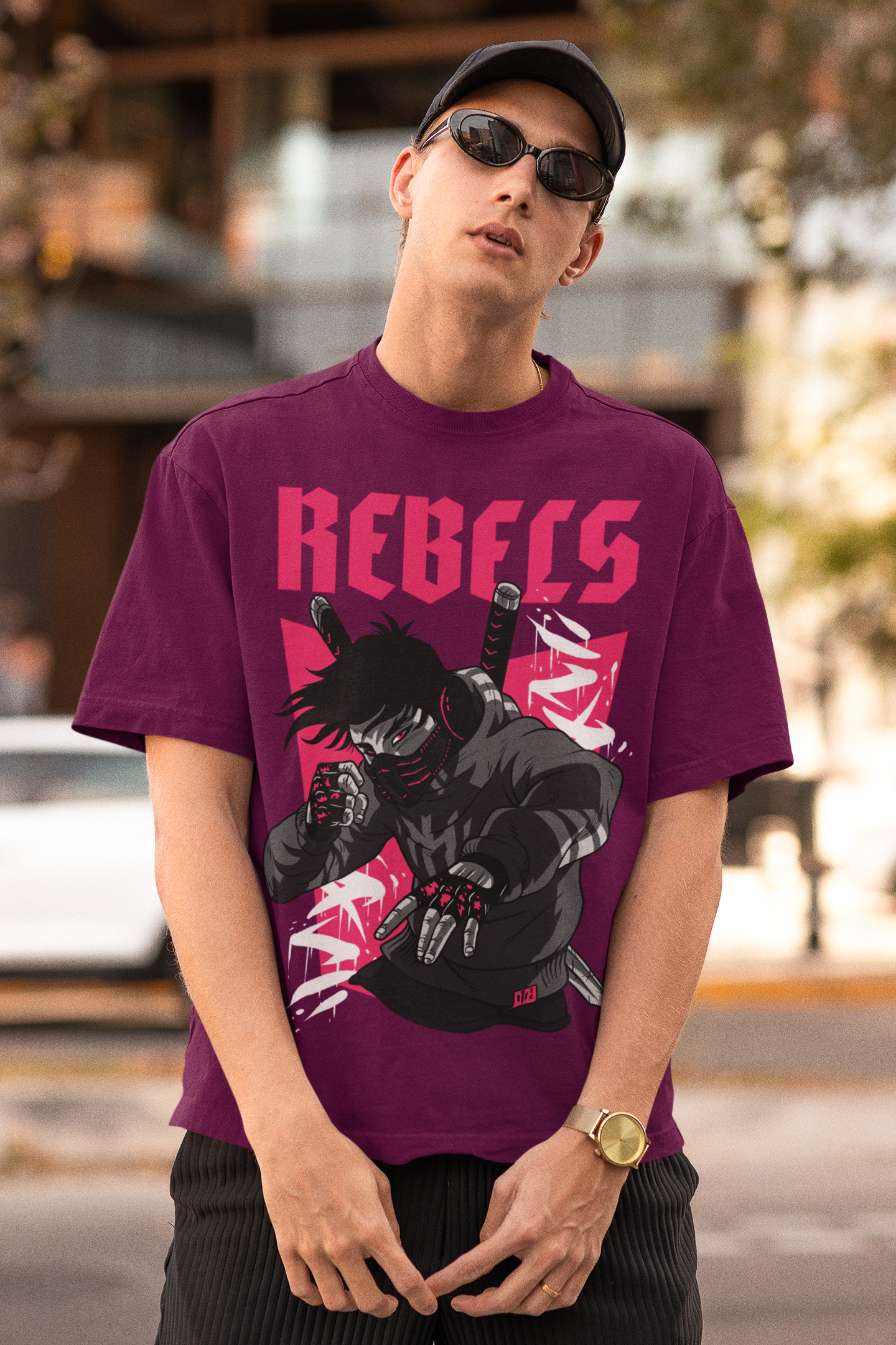 "Rebel" Oversize T Gym Fit