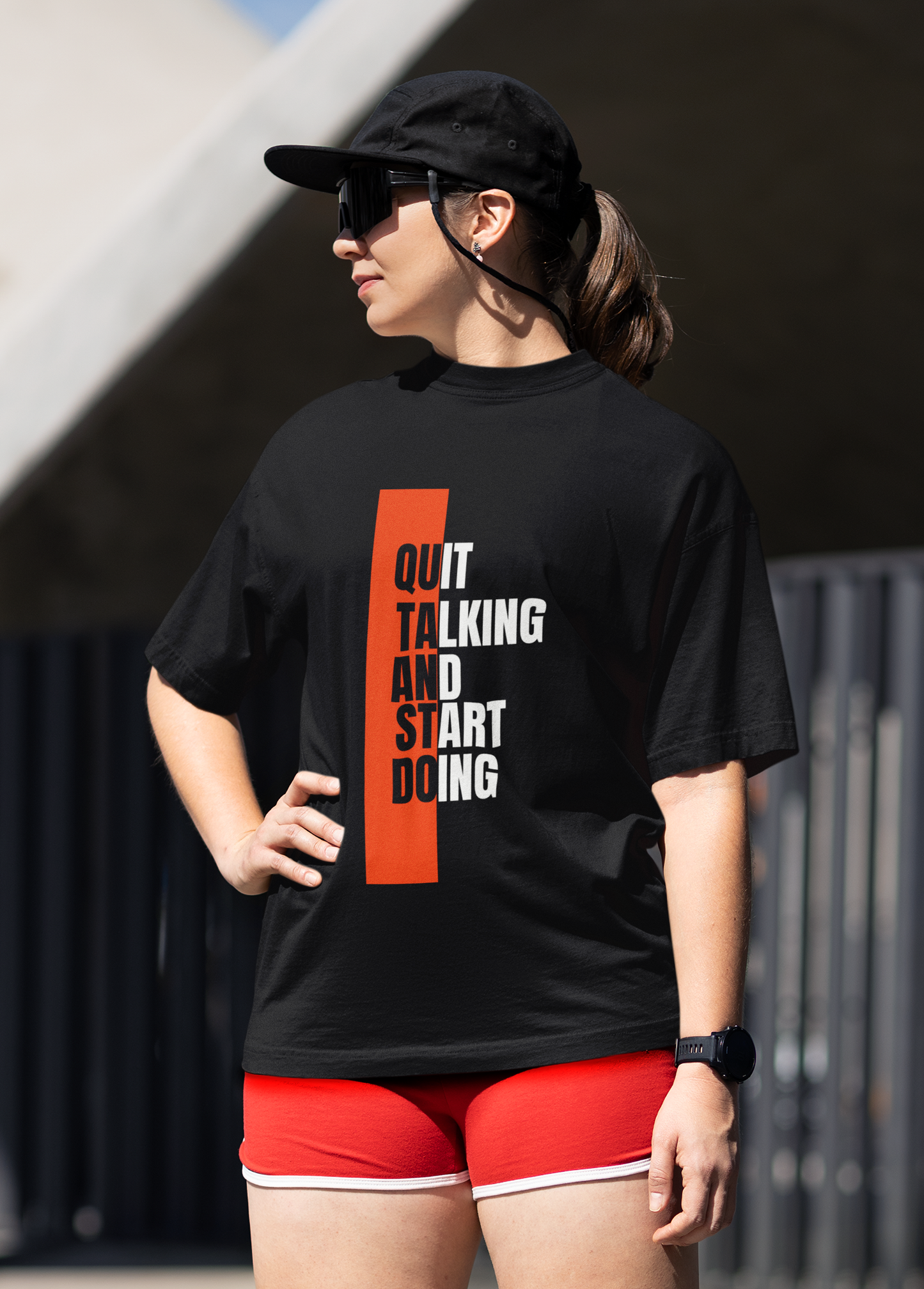 'Daily Gym' Oversize T