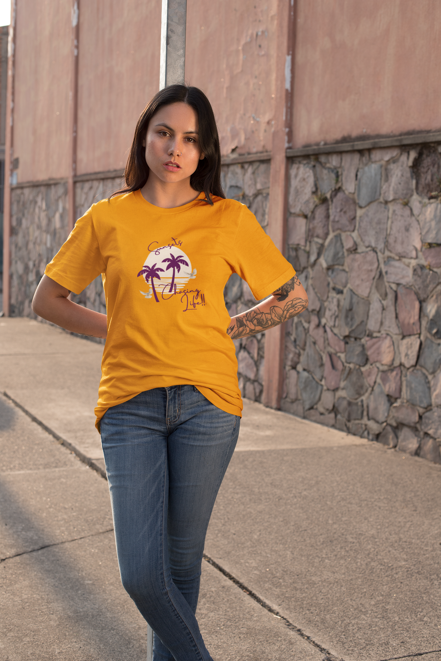 'Life' Oversize T