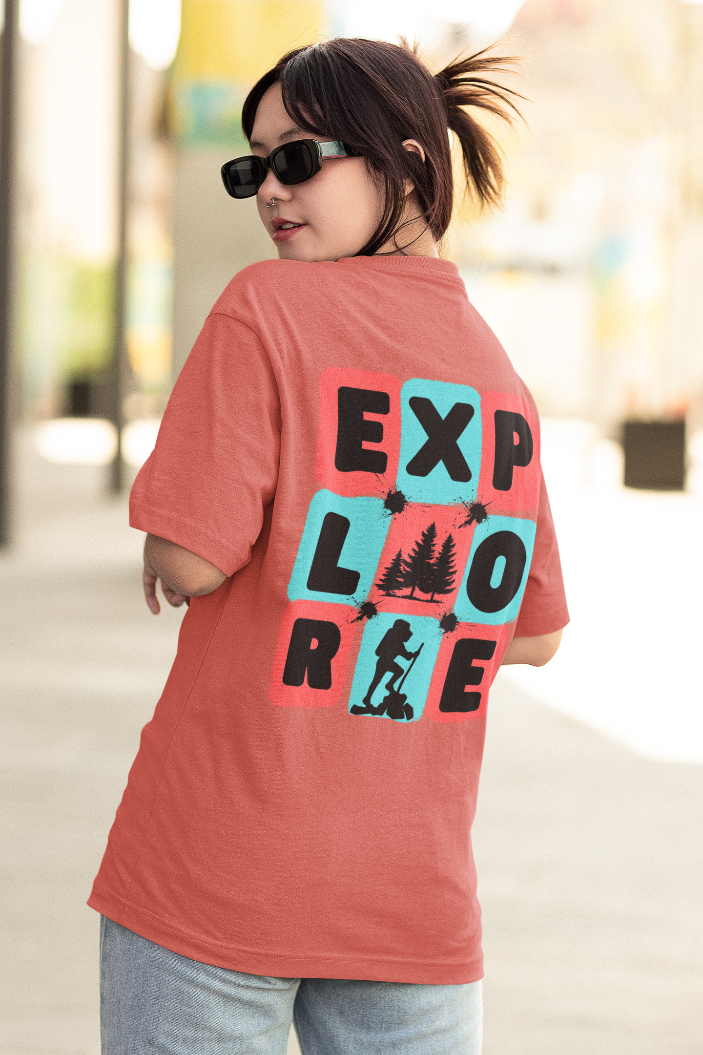 'Explore' Oversize T
