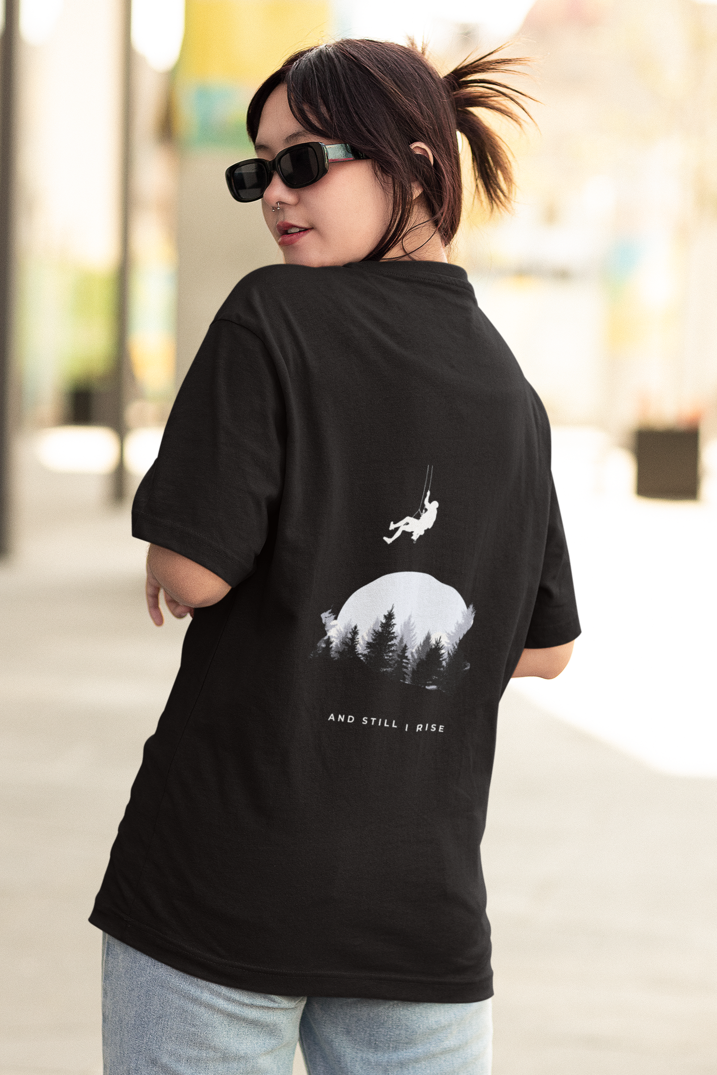 'Mountain' Oversize T