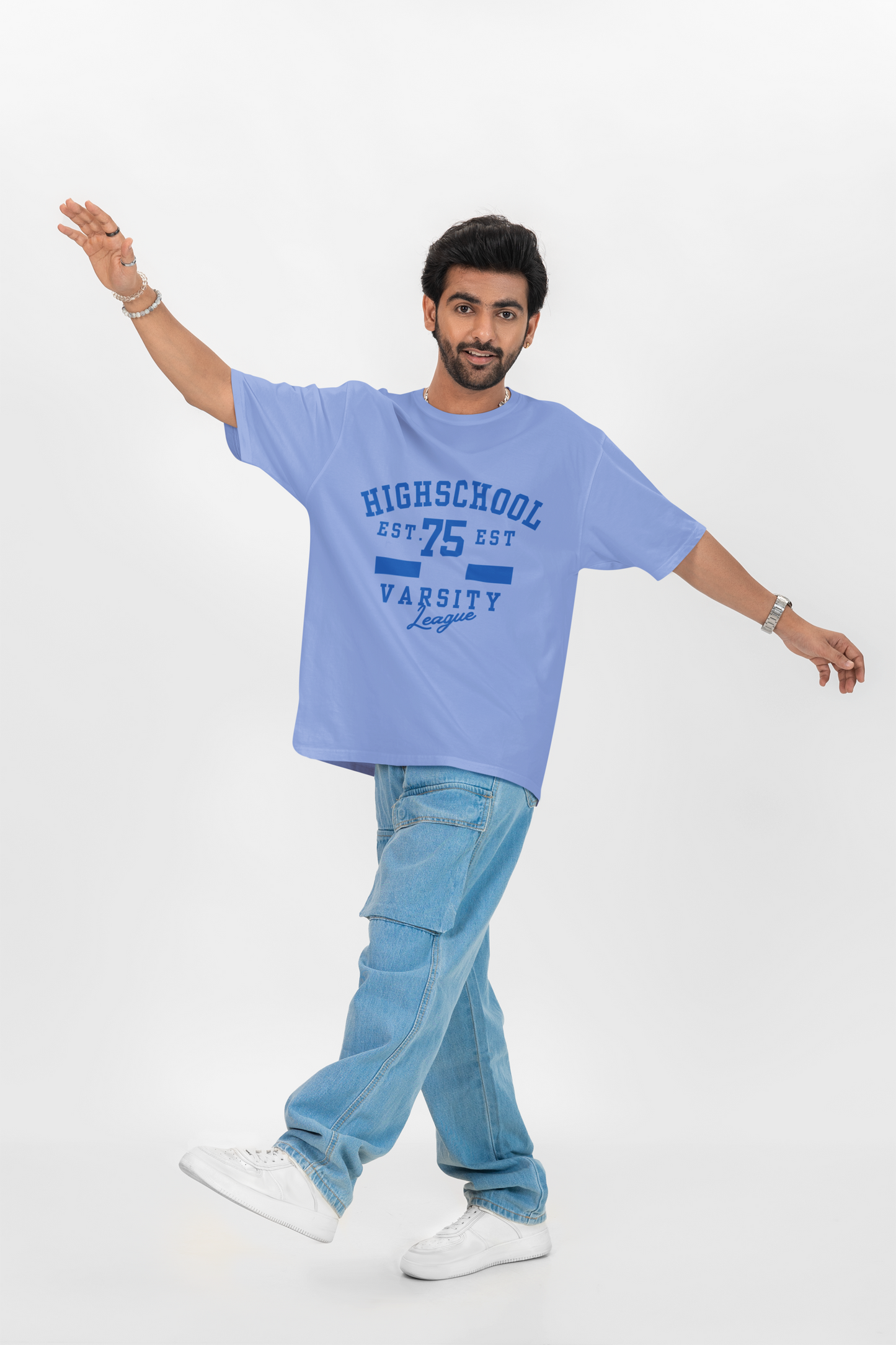 "Varsity" Oversize T Gym Fit