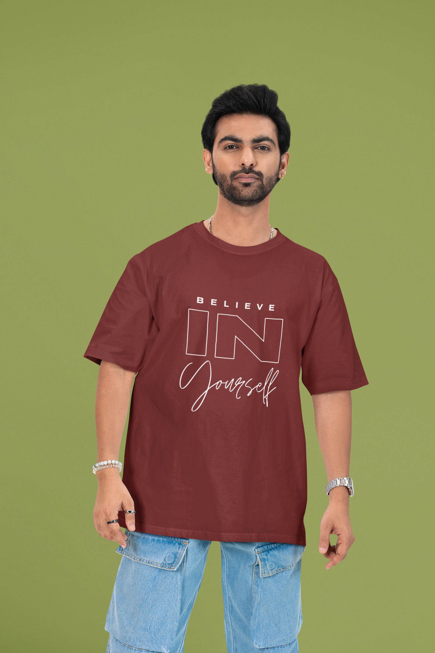 "Believe" Oversize T Gym Fit