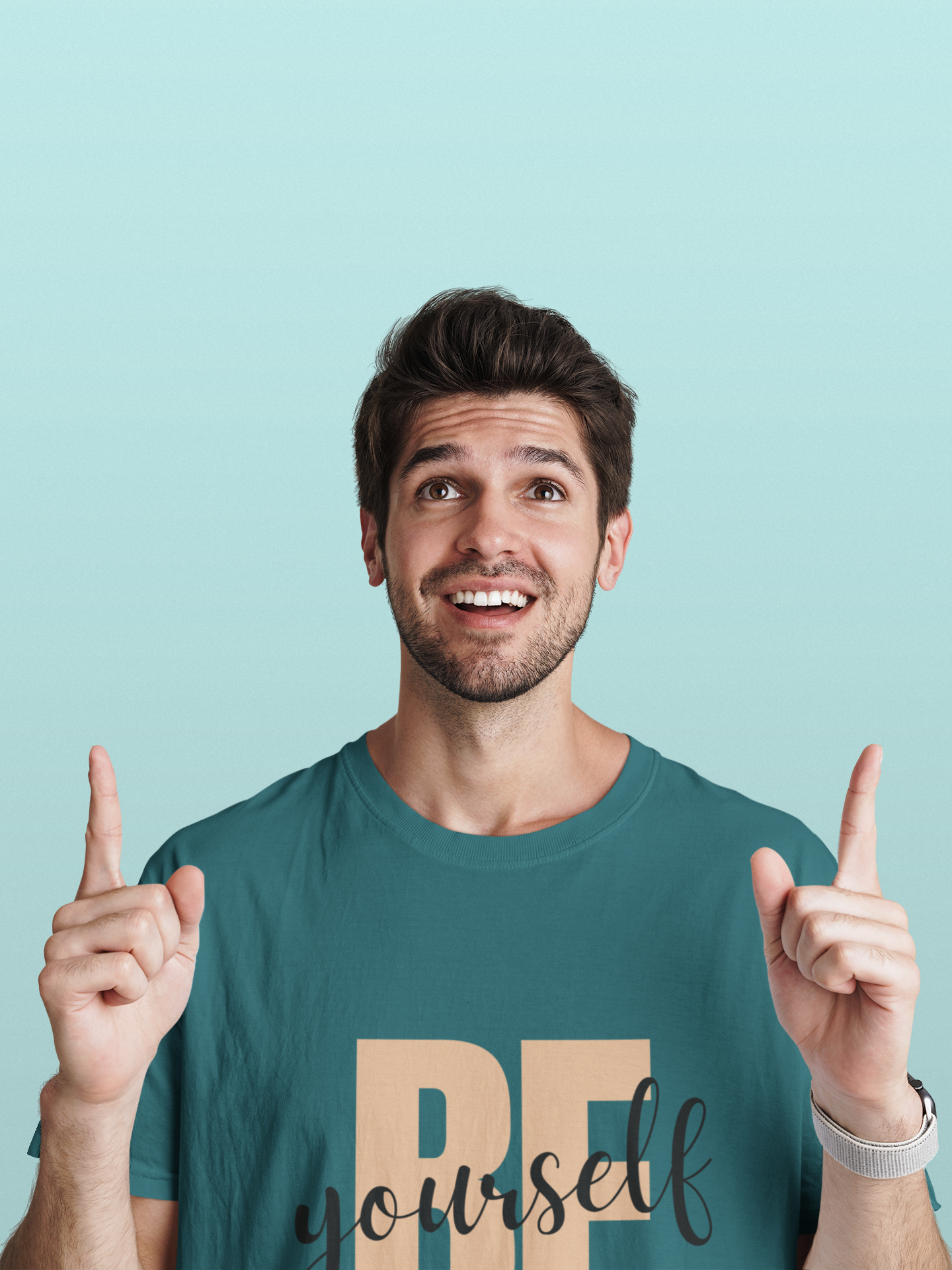 "Be yourself" Oversize T Gym Fit