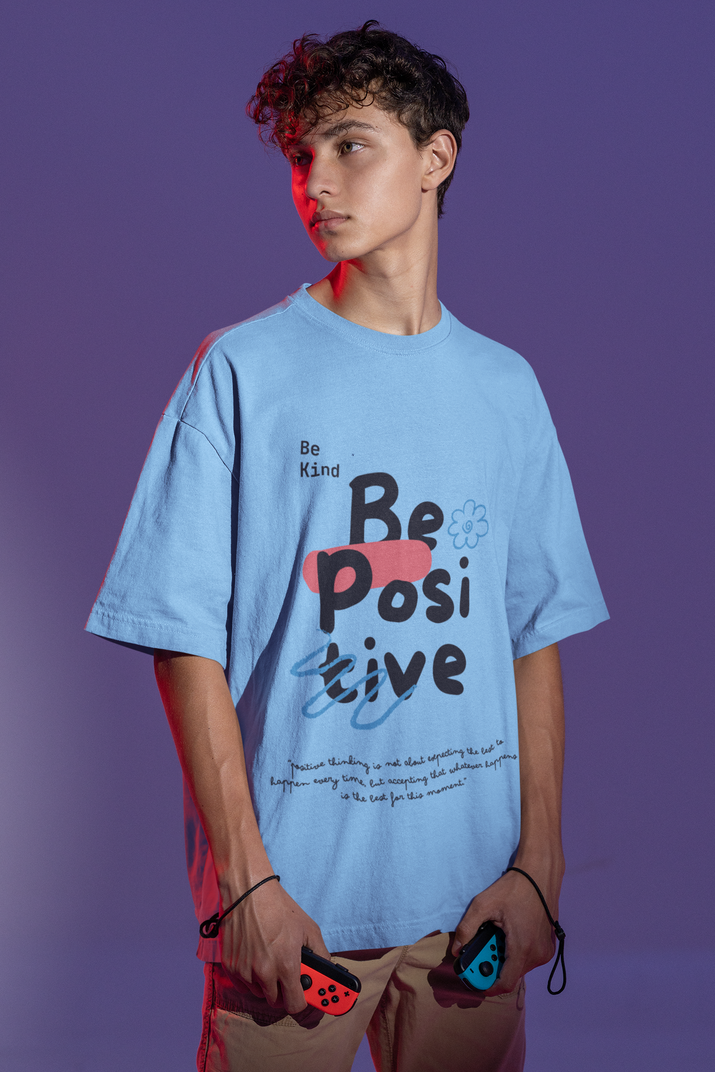 ARD " Be Positive " Oversize T