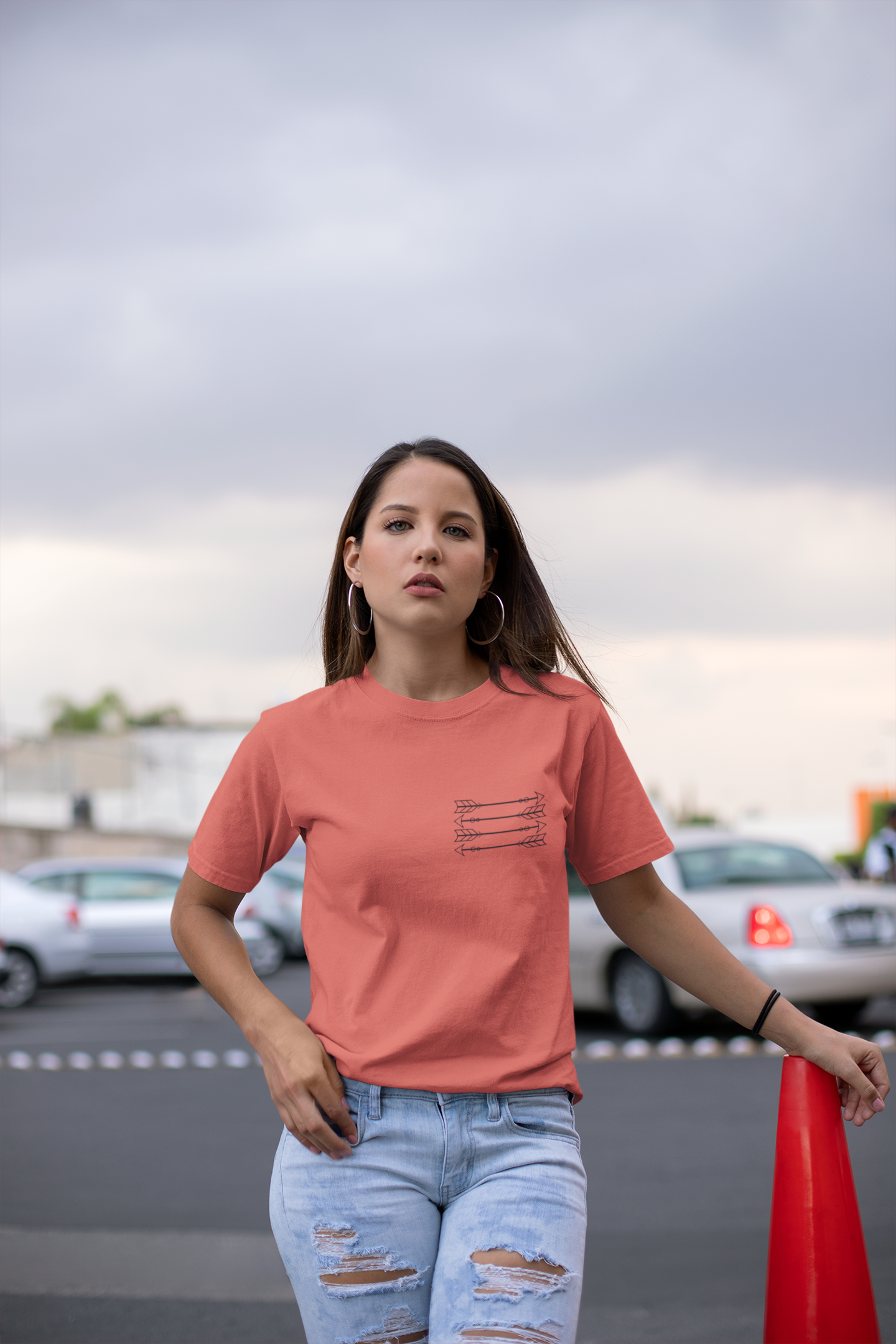'Arrow' Oversize T