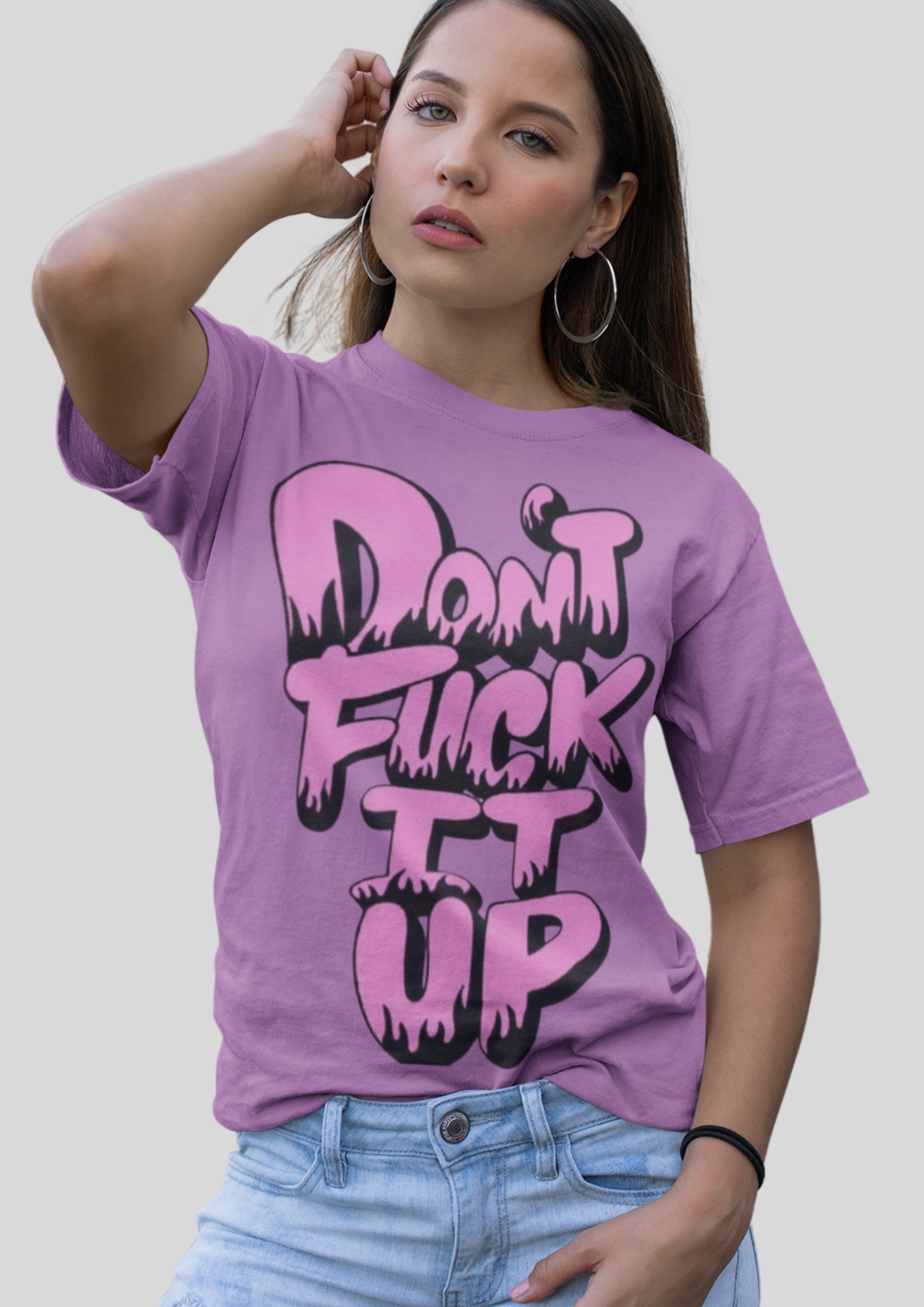 "Fuk It" Oversize T Gym Fit