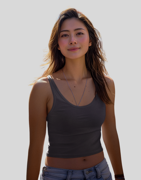 "Blue Melange" Tank Top