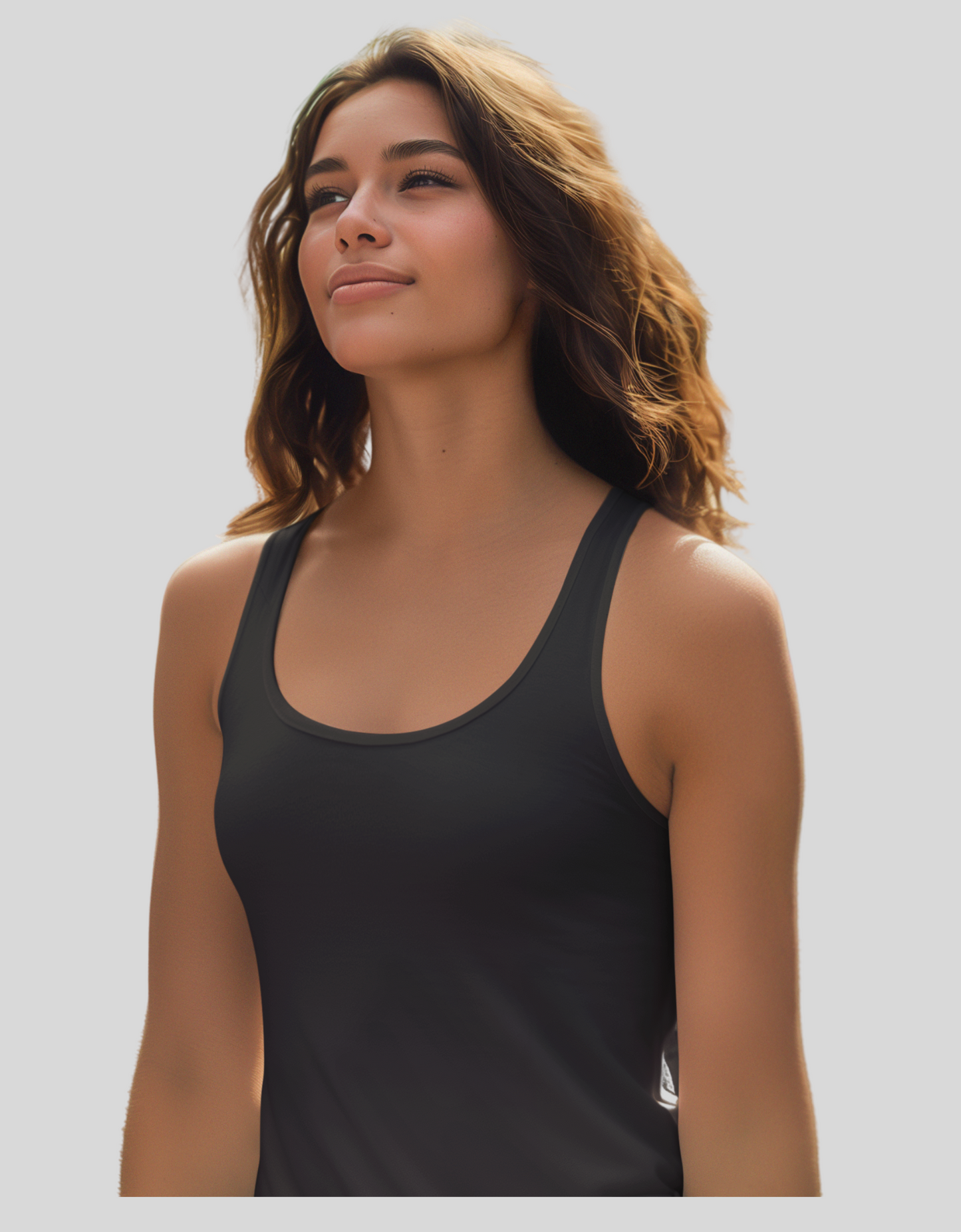 "Blue Melange" Tank Top