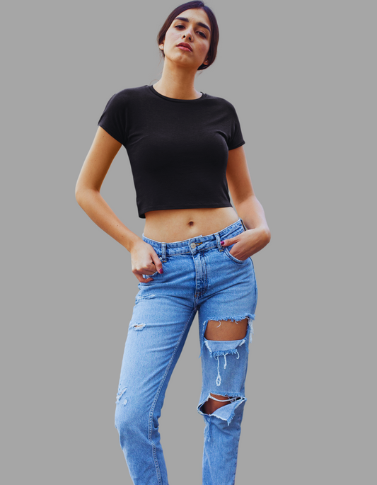 ARD "Black" Crop Top