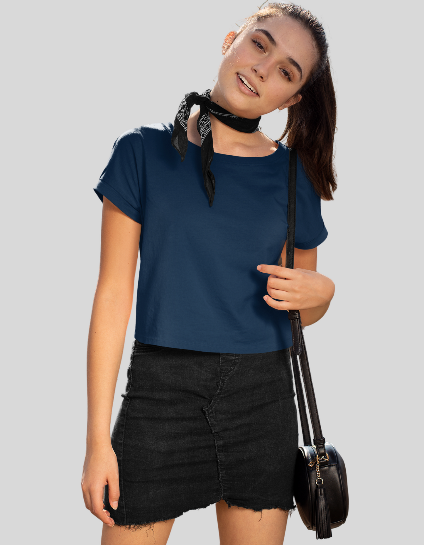 ARD "Navy" Crop Top