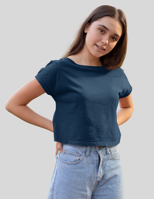 ARD "Navy" Crop Top