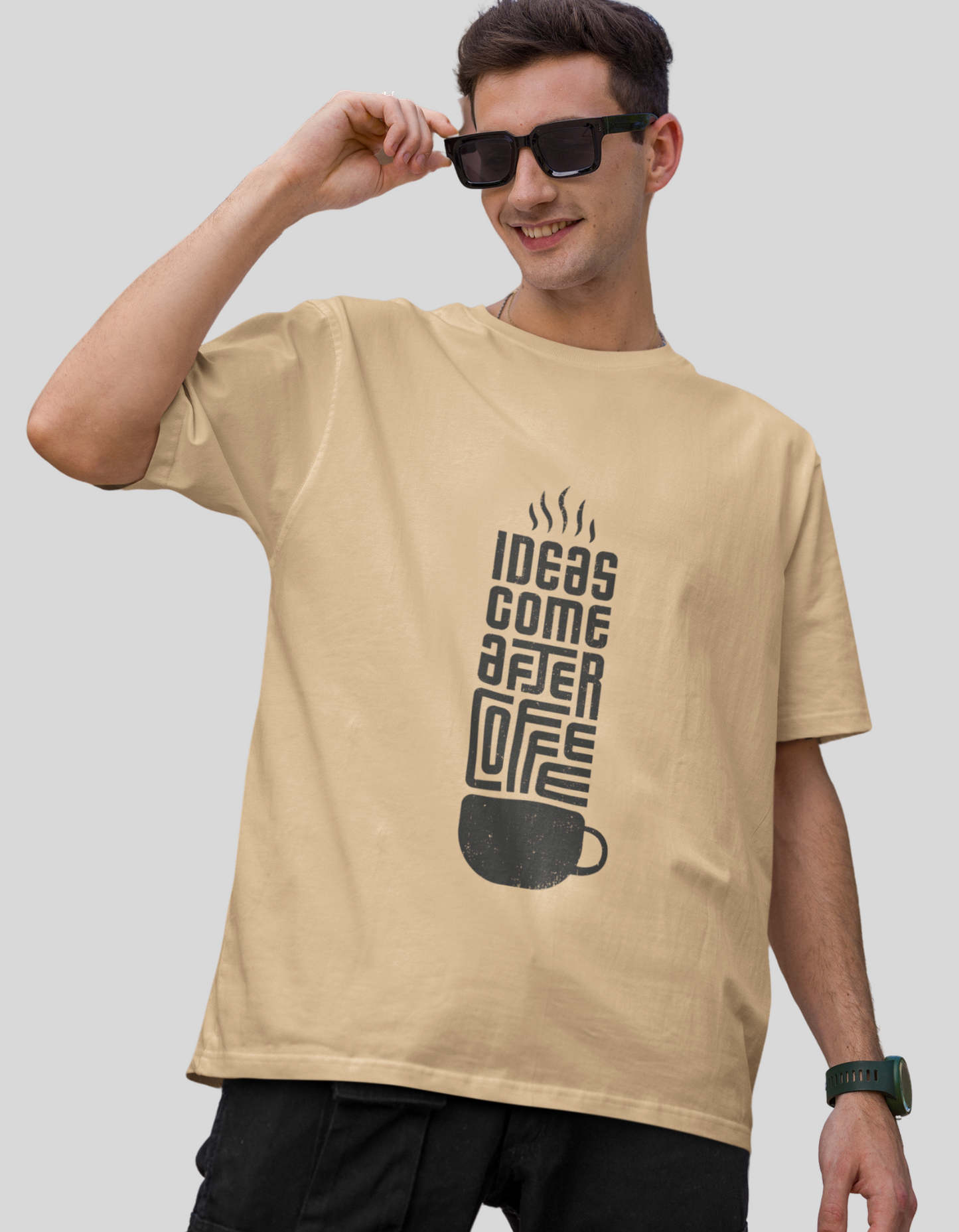 "Coffee" Oversize T Gym Git