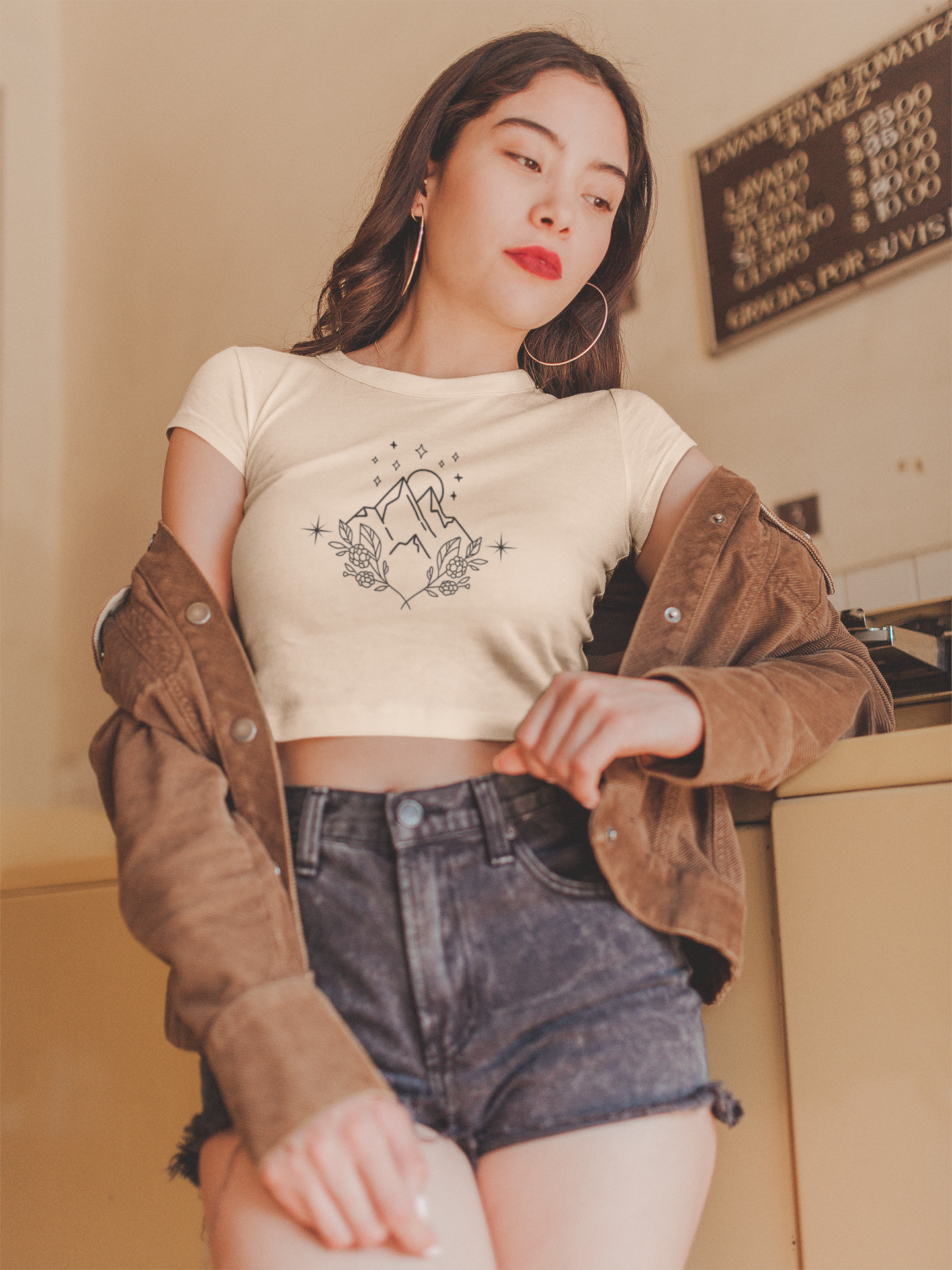 "Beige" Crop Top