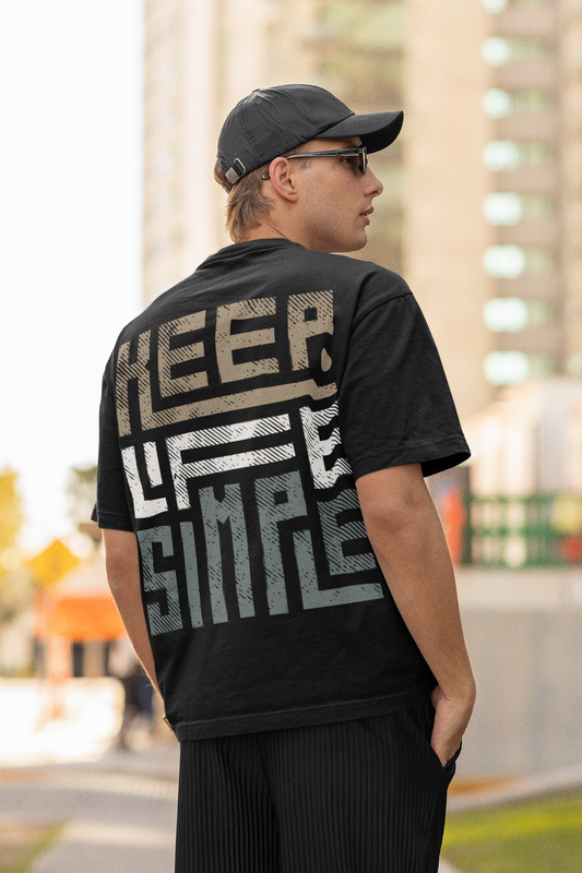"Keep Life Simple" Oversize T