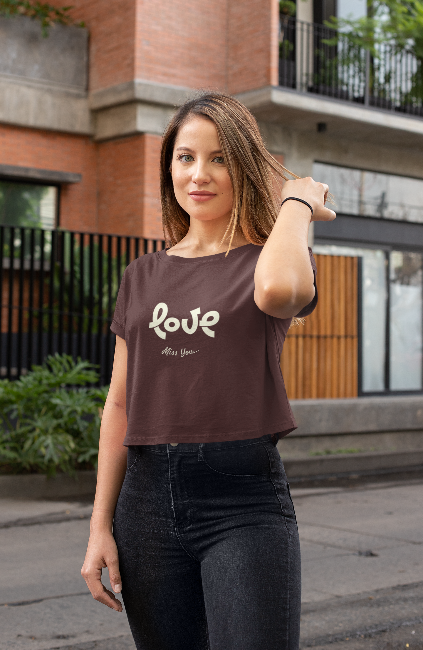 "Love" Crop Top