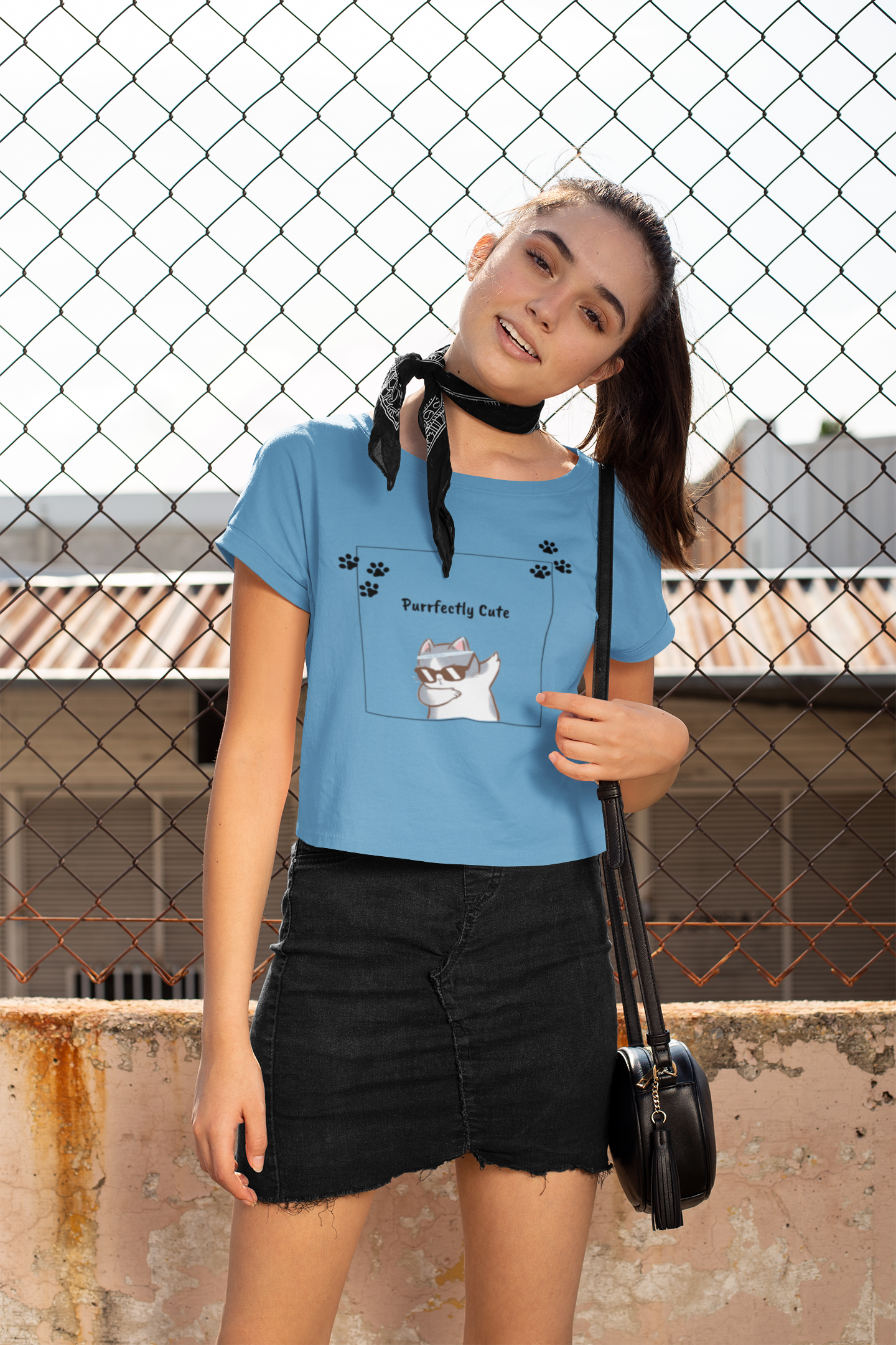 ARD "Purrferct" Crop Top