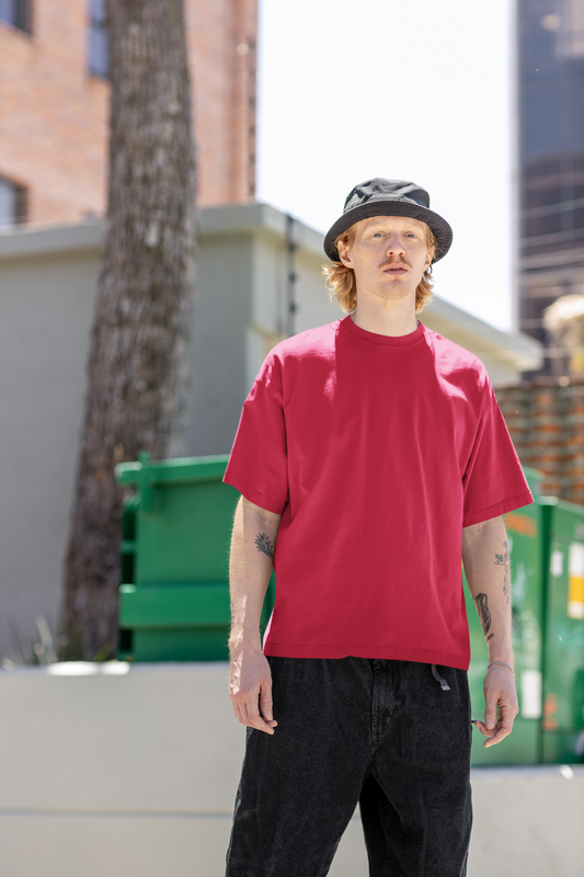 'Red Oversize T