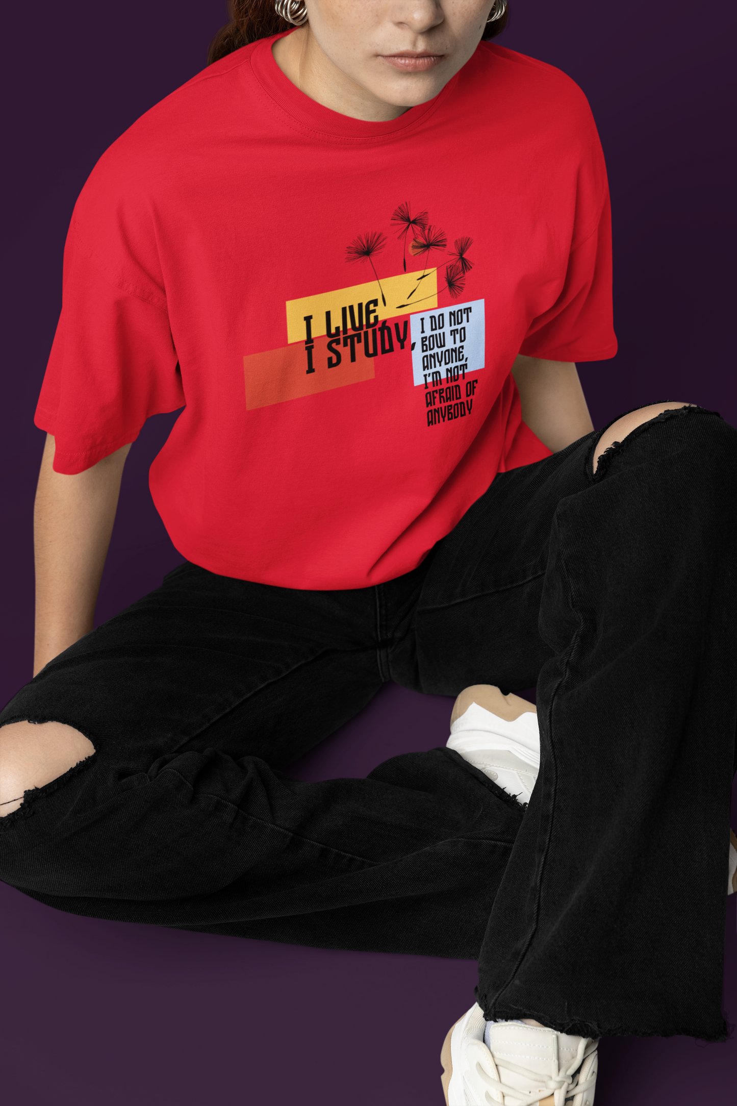 'Peace' Oversize T