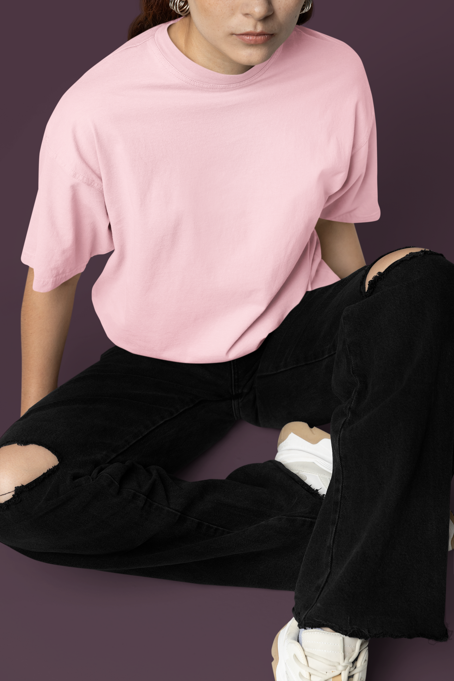 "Baby Pink Oversize T