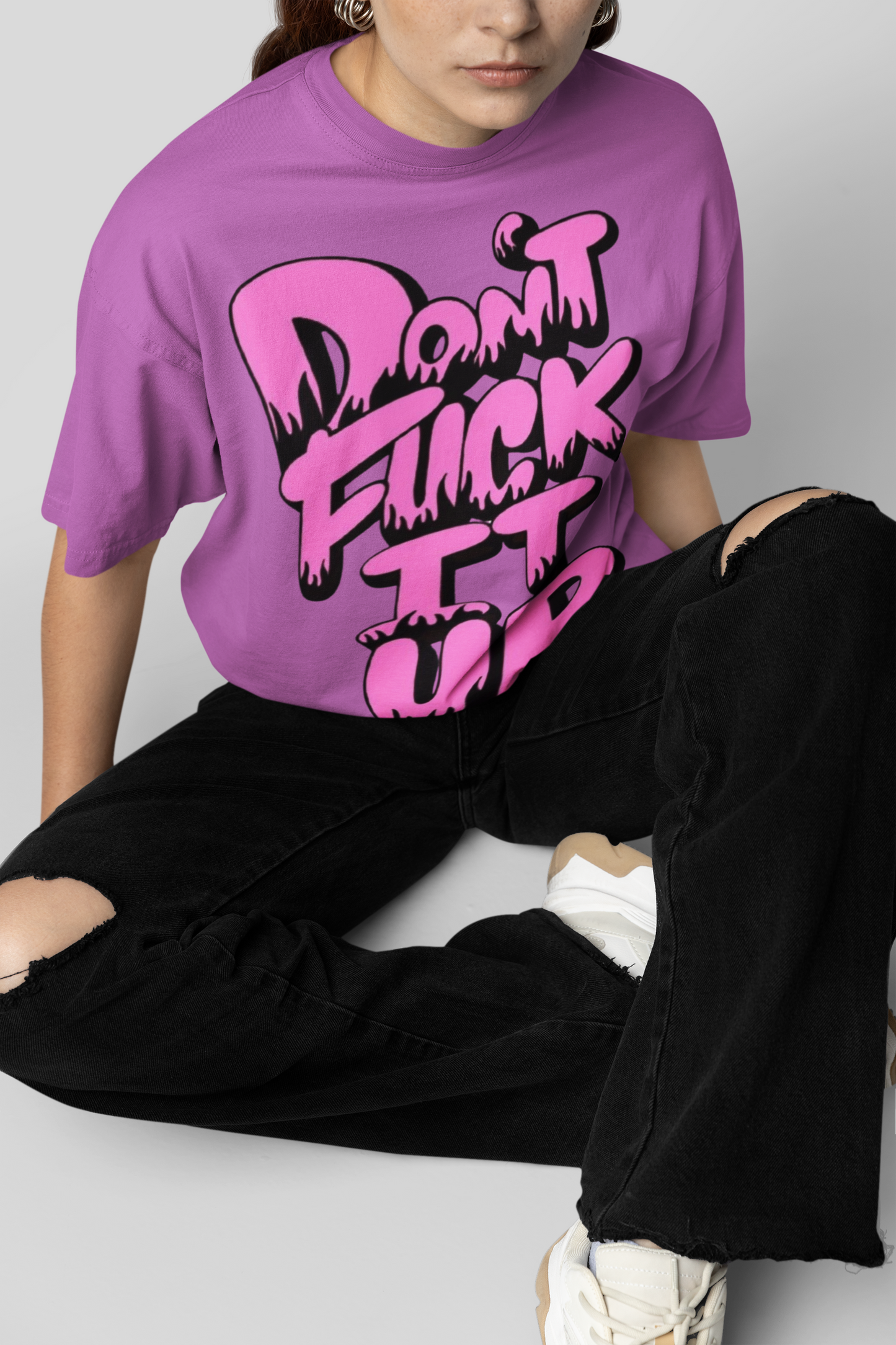 "Fuk It" Oversize T Gym Fit