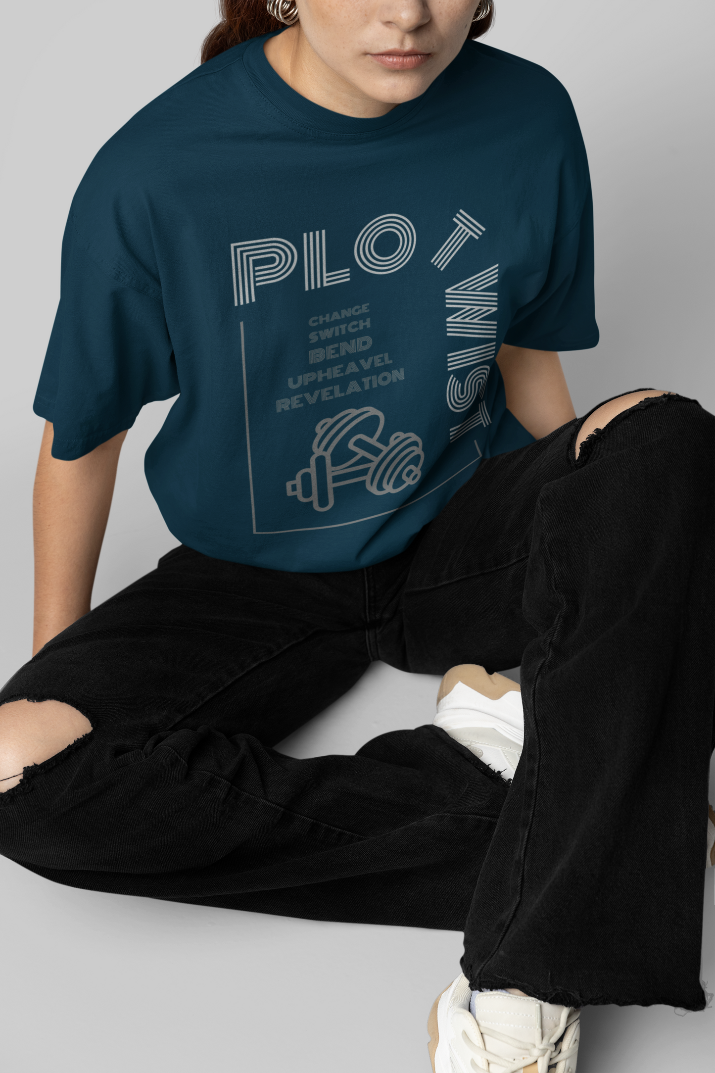 'Plot Twist' Oversize T