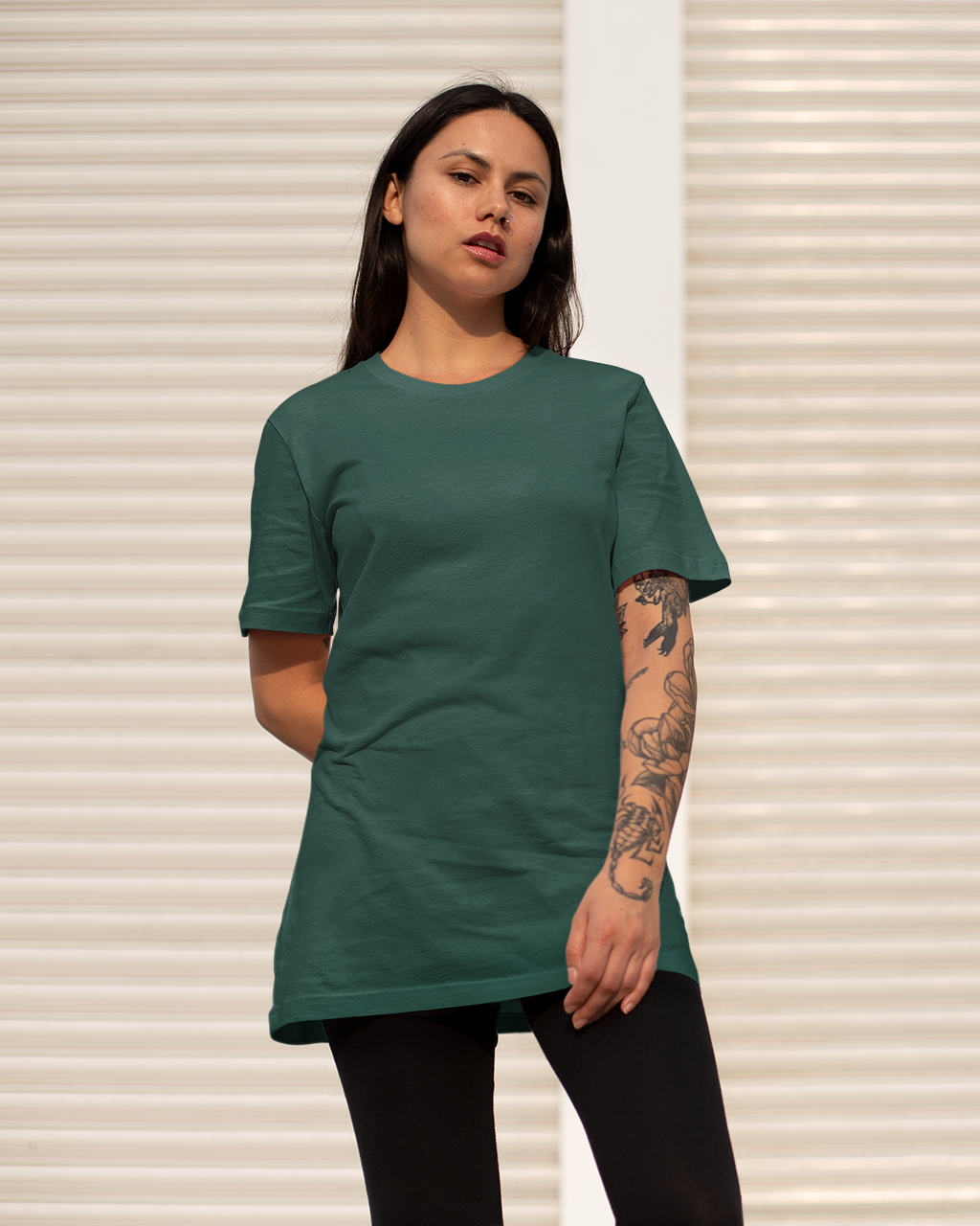 Bottle Green Oversize T