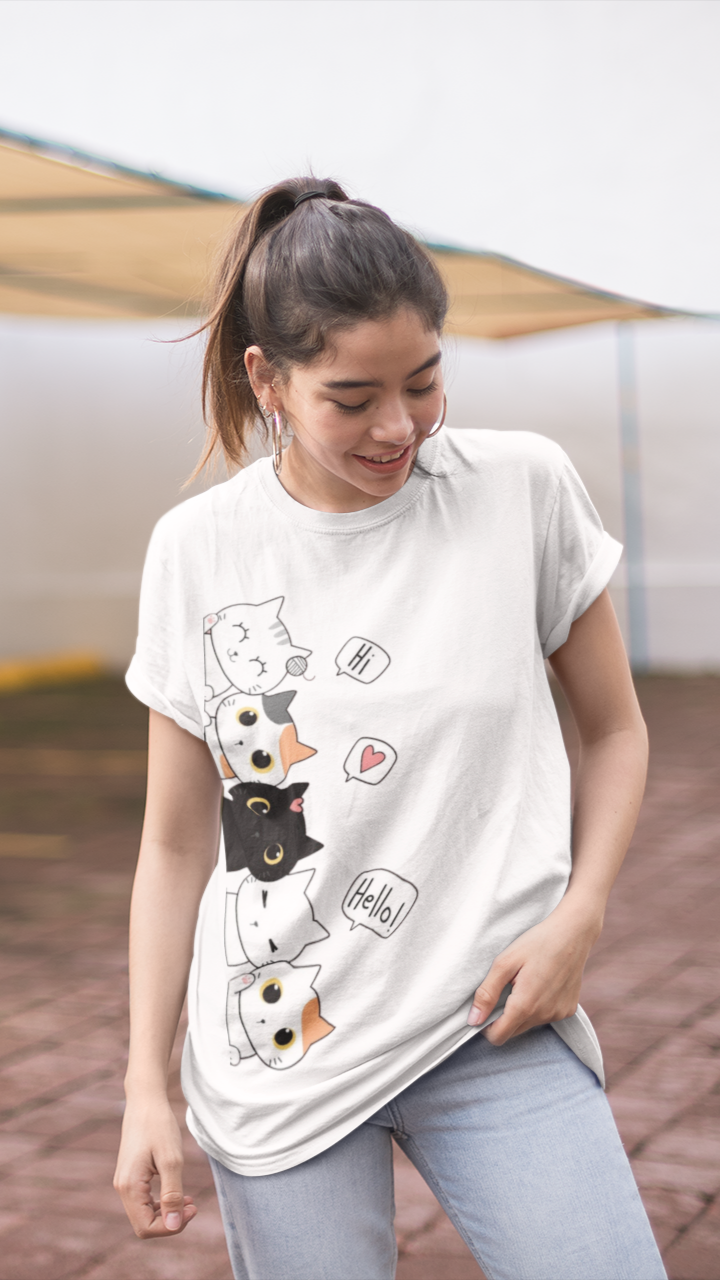 'Hello' Oversize T