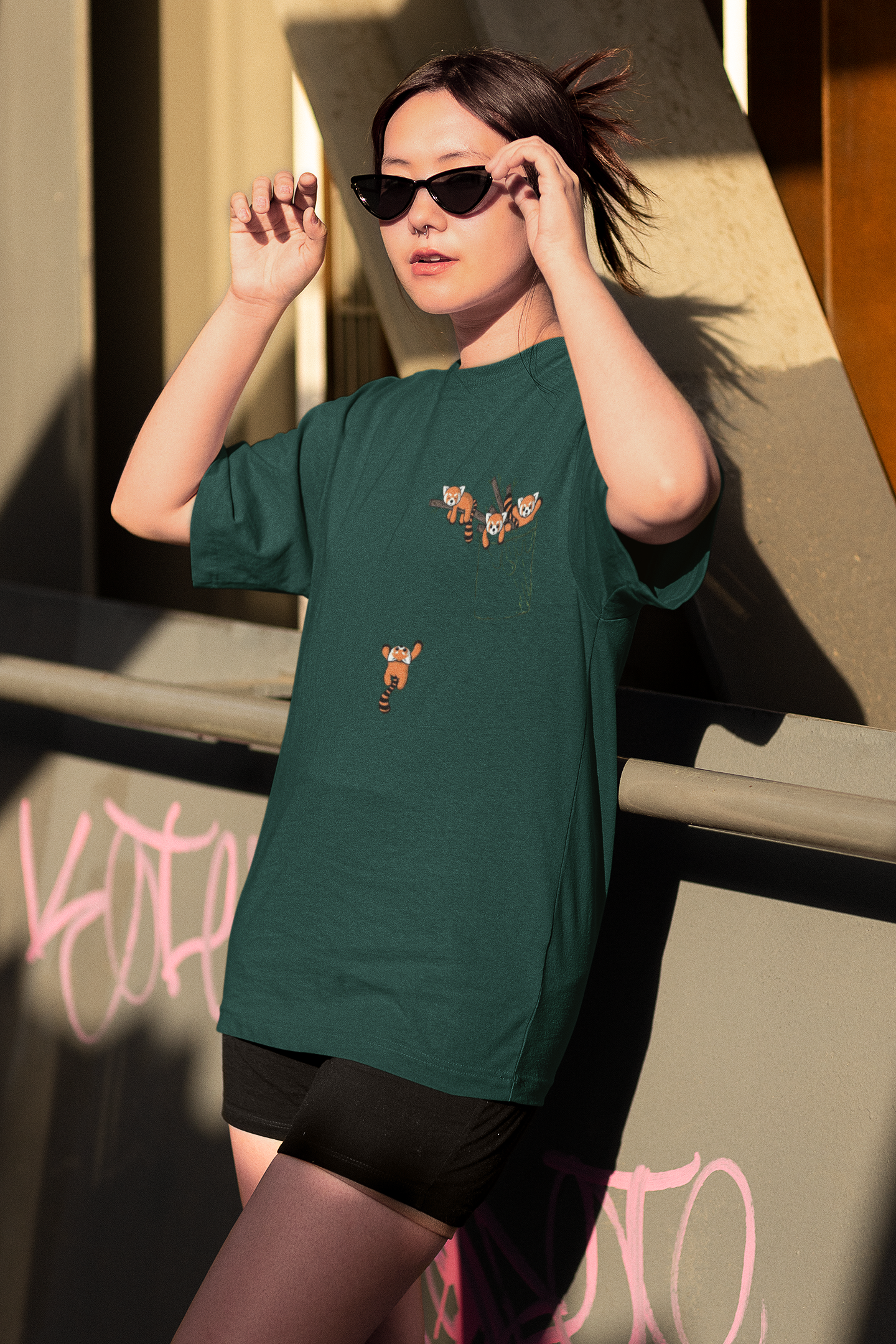 'Racoon Oversize T