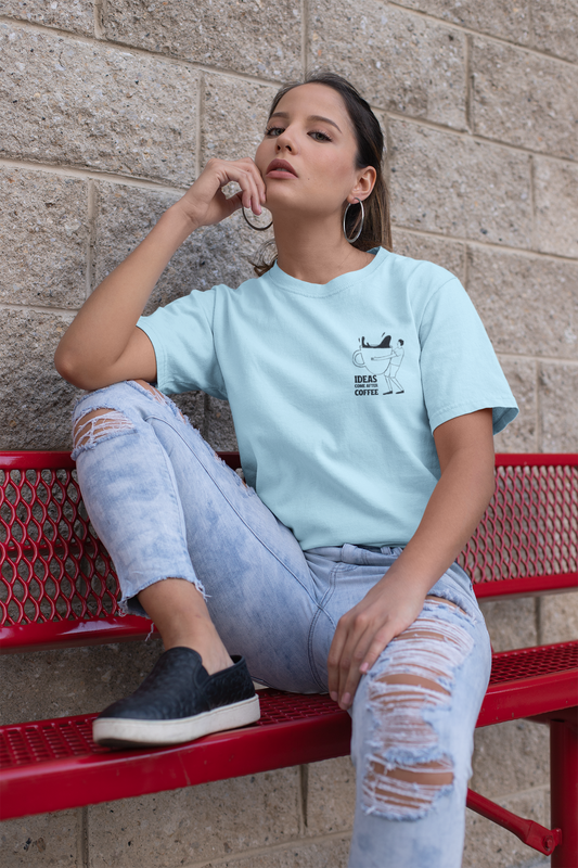 "Ice Blue" Oversize T