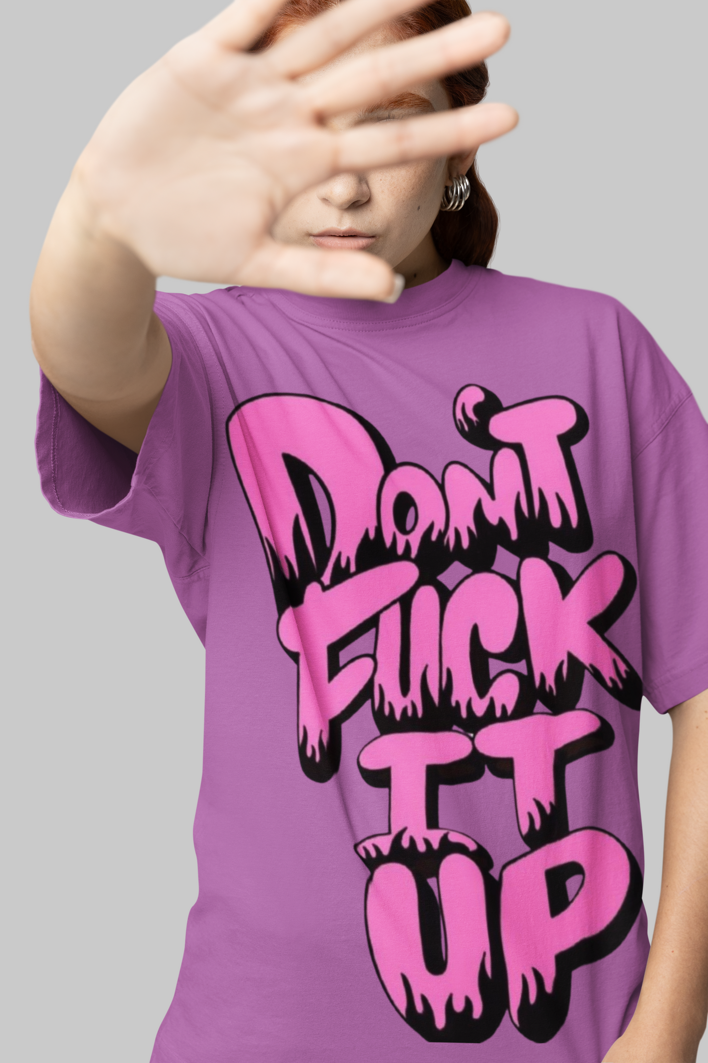 "Fuk It" Oversize T Gym Fit
