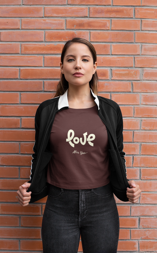 "Love" Crop Top