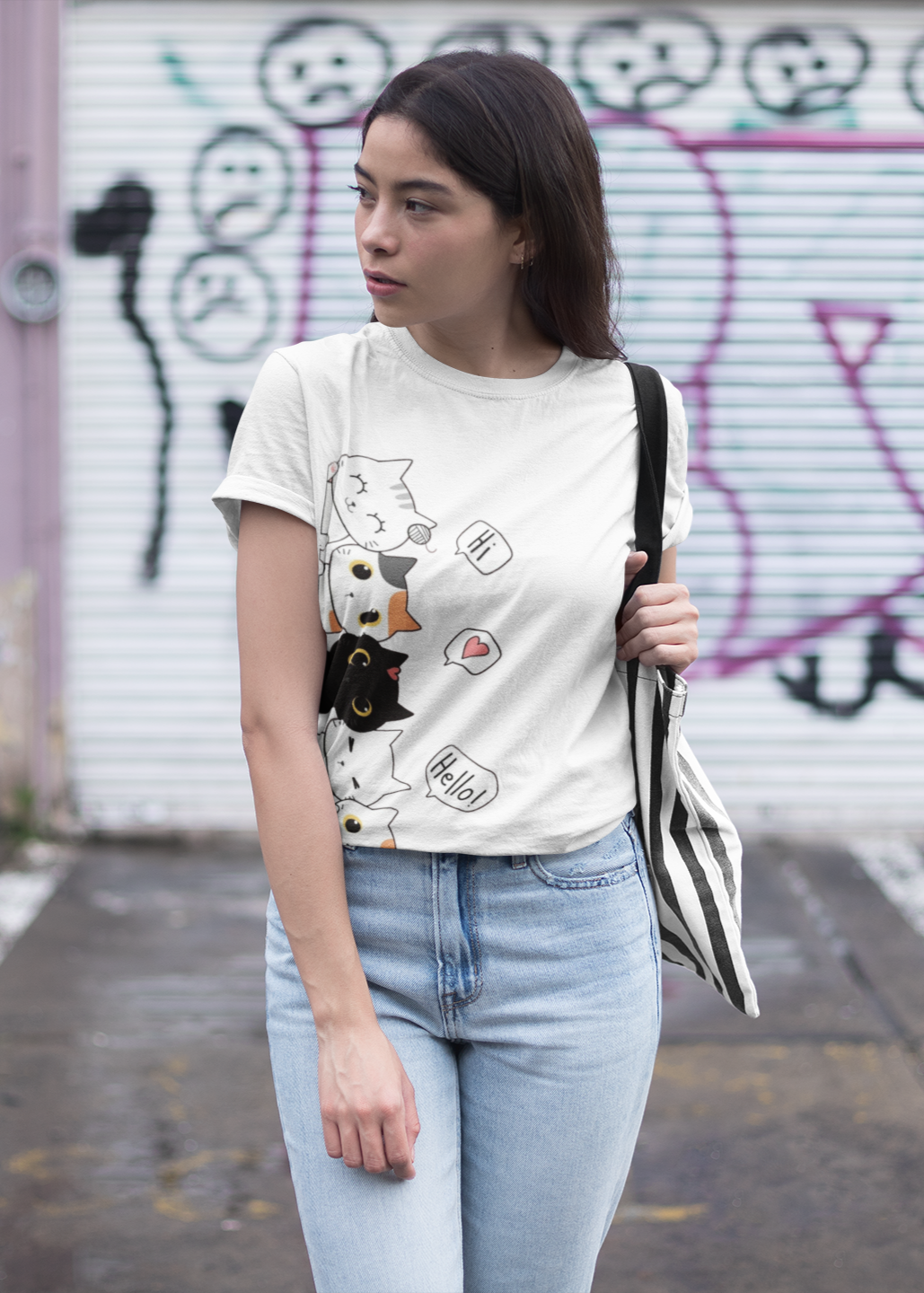 'Hello' Oversize T