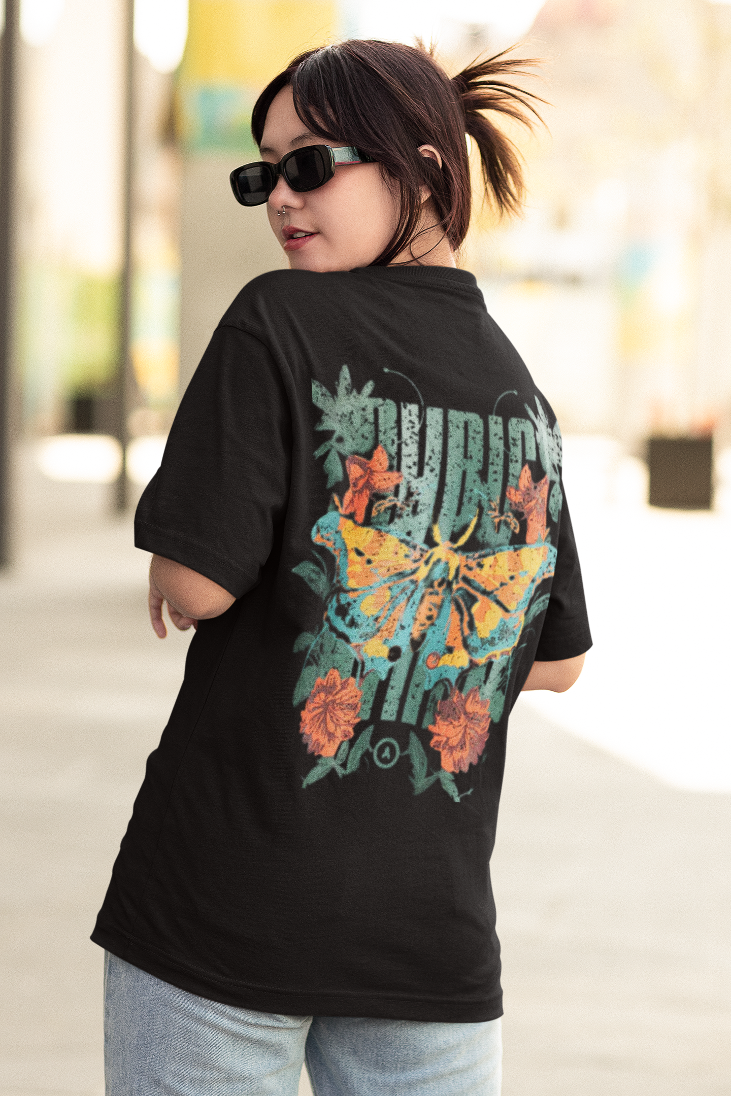 'Butterfly' Oversize T