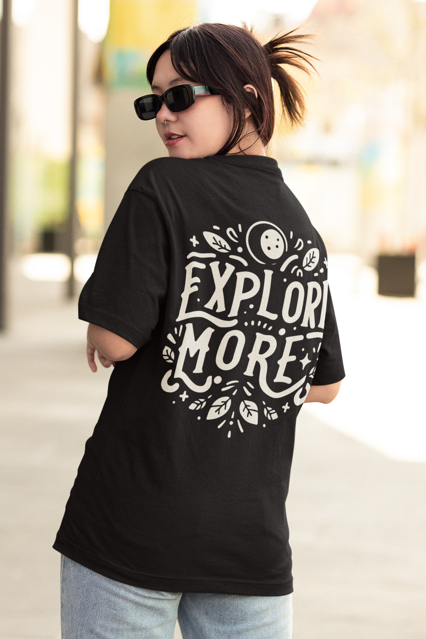'Explore' Oversize T