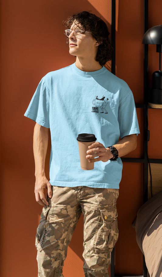 "Ice Blue" Oversize T
