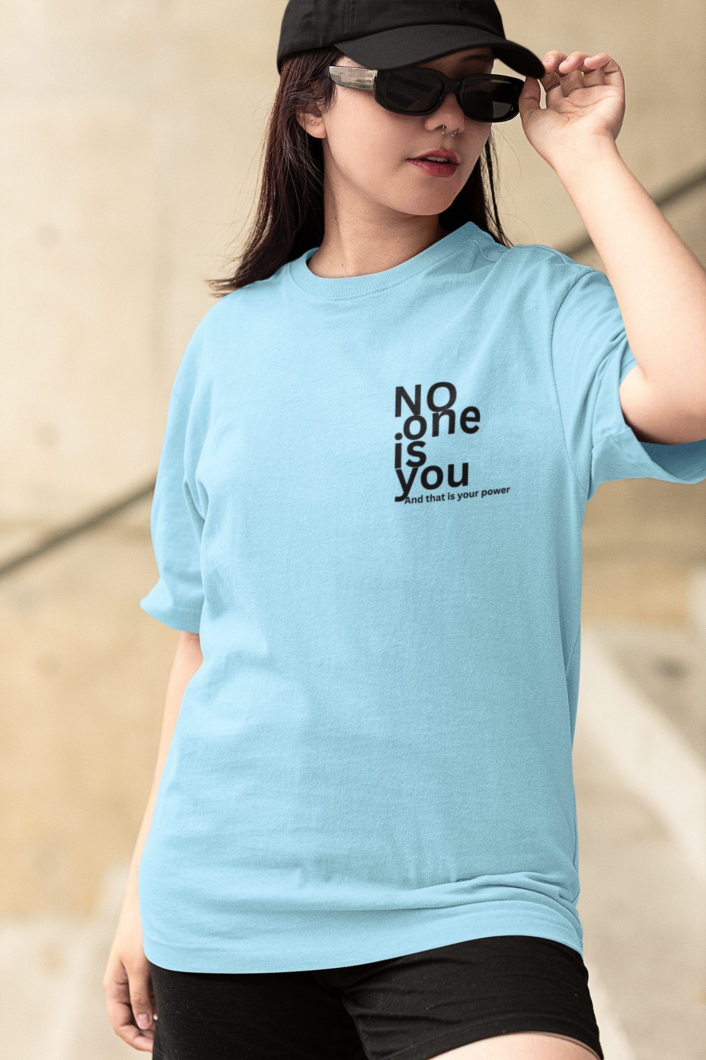 'No one is you' Oversize T