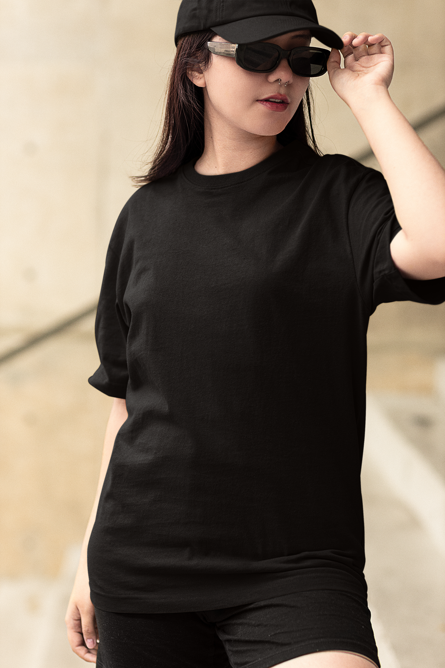 Black Oversize T