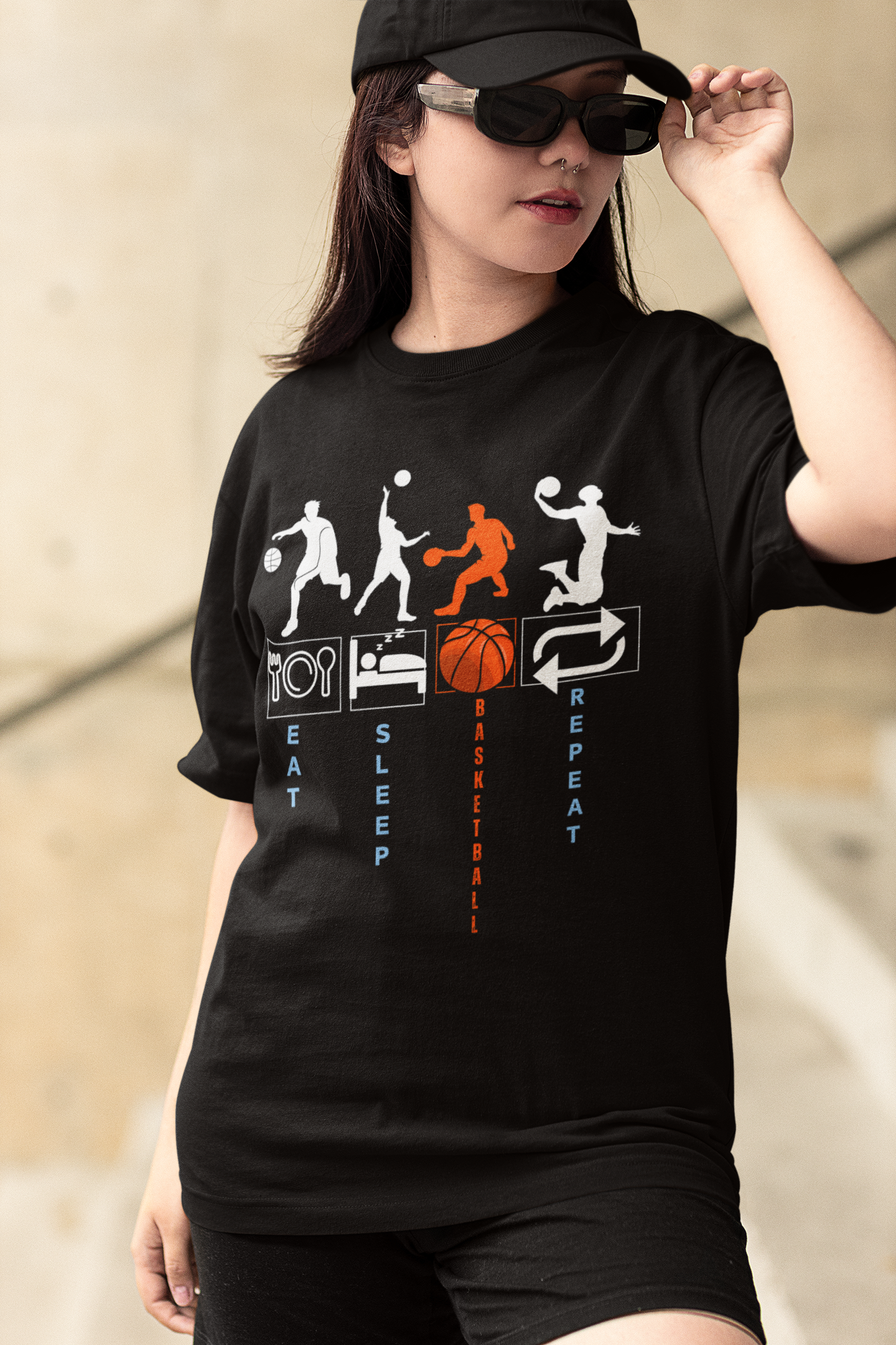 'Basketball' Oversize T