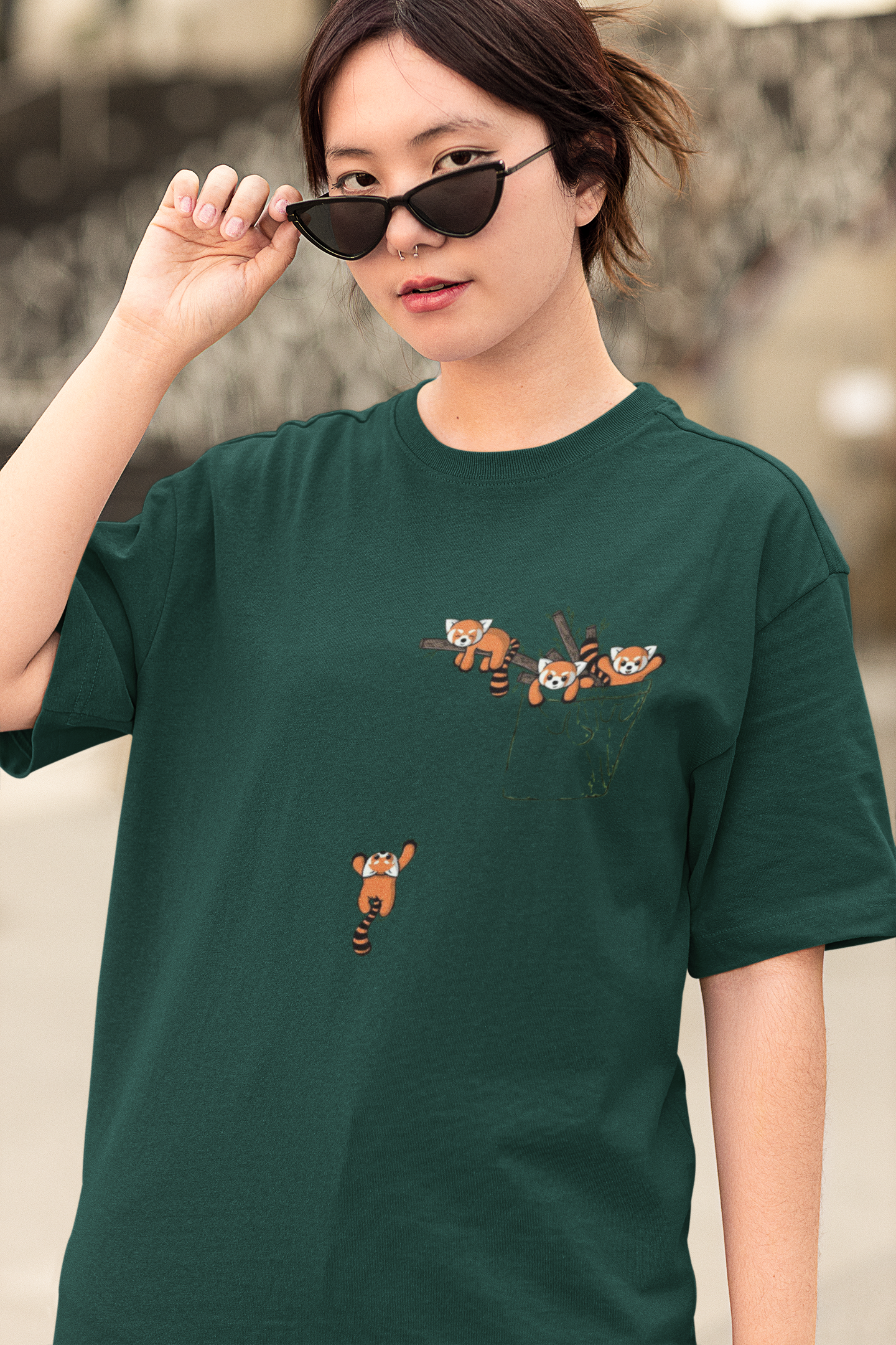 'Racoon Oversize T