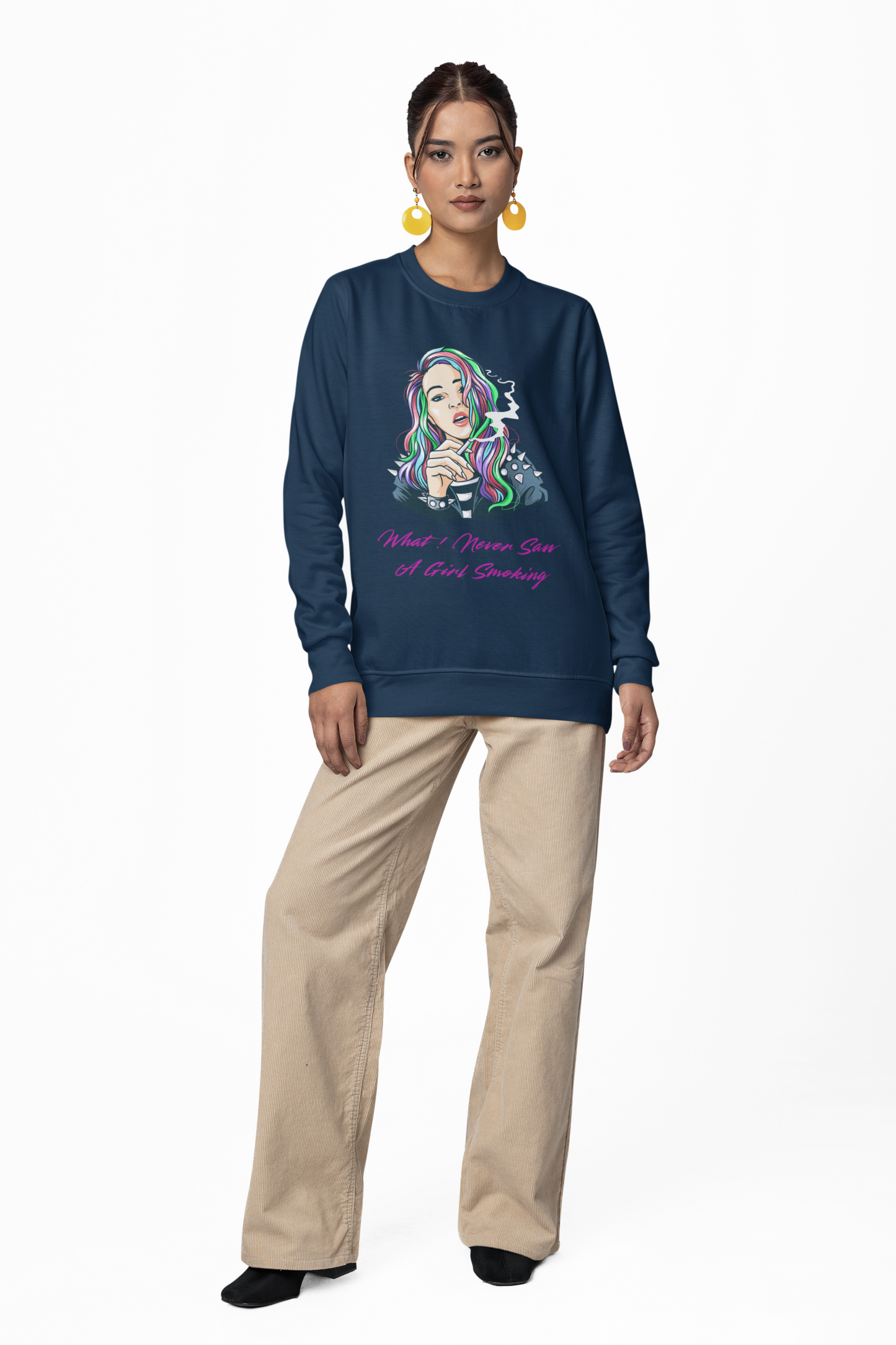 !Smoking Girl! Sweatshirt