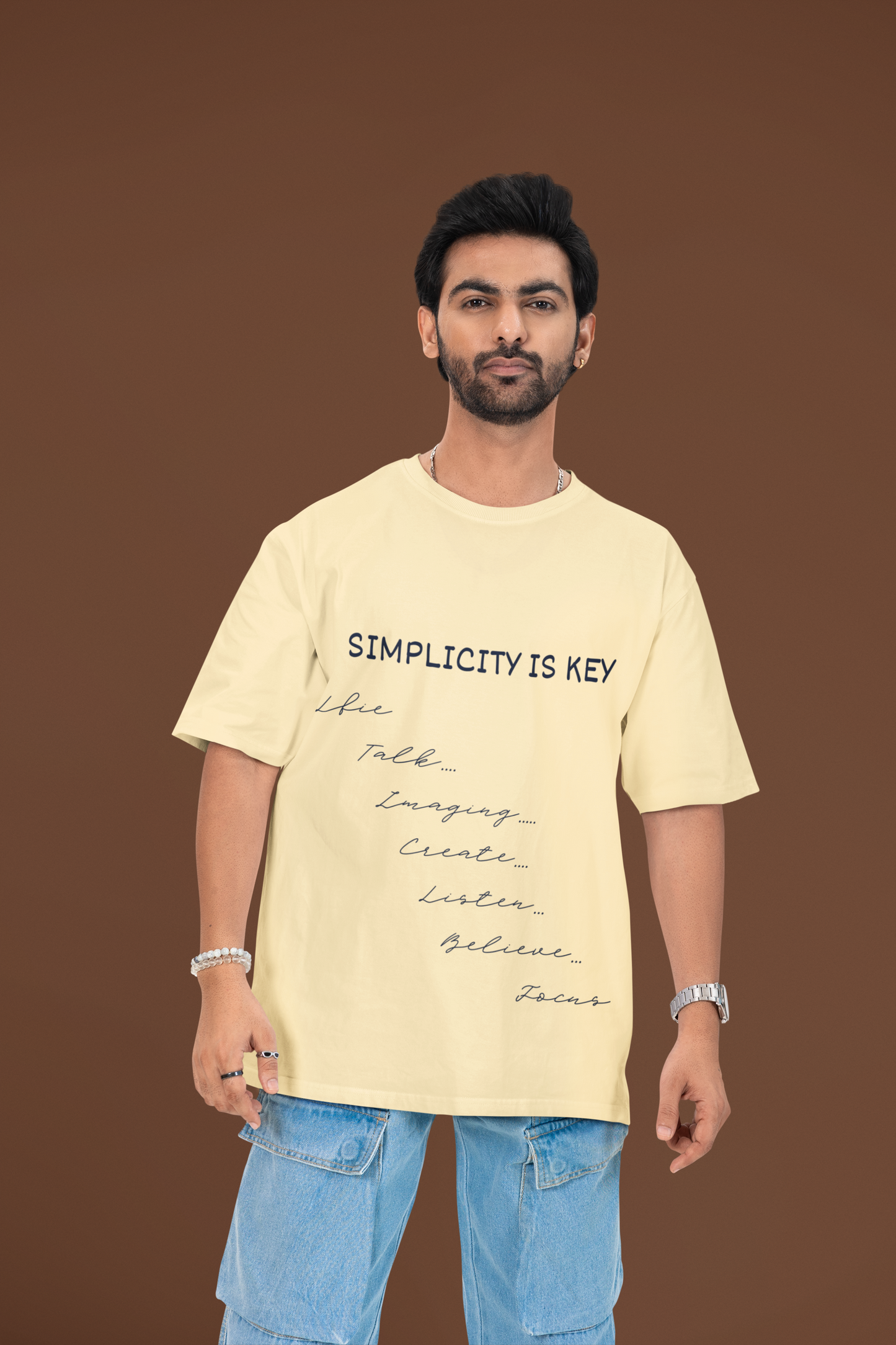 "Simplicity" Oversize T Gym Fit