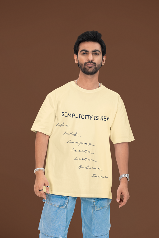 "Simplicity" Oversize T Gym Fit