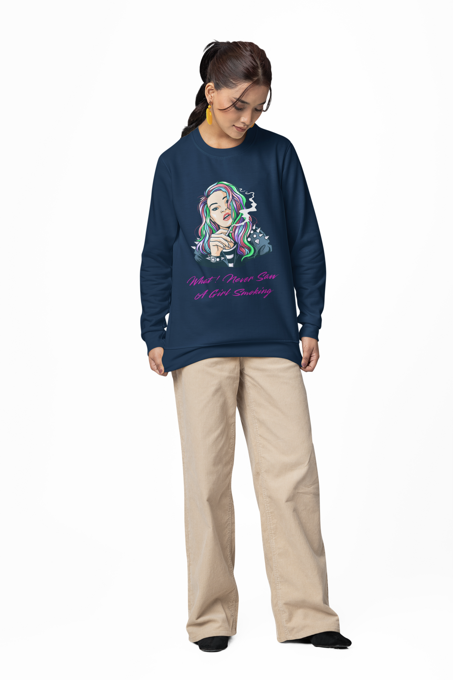 !Smoking Girl! Sweatshirt