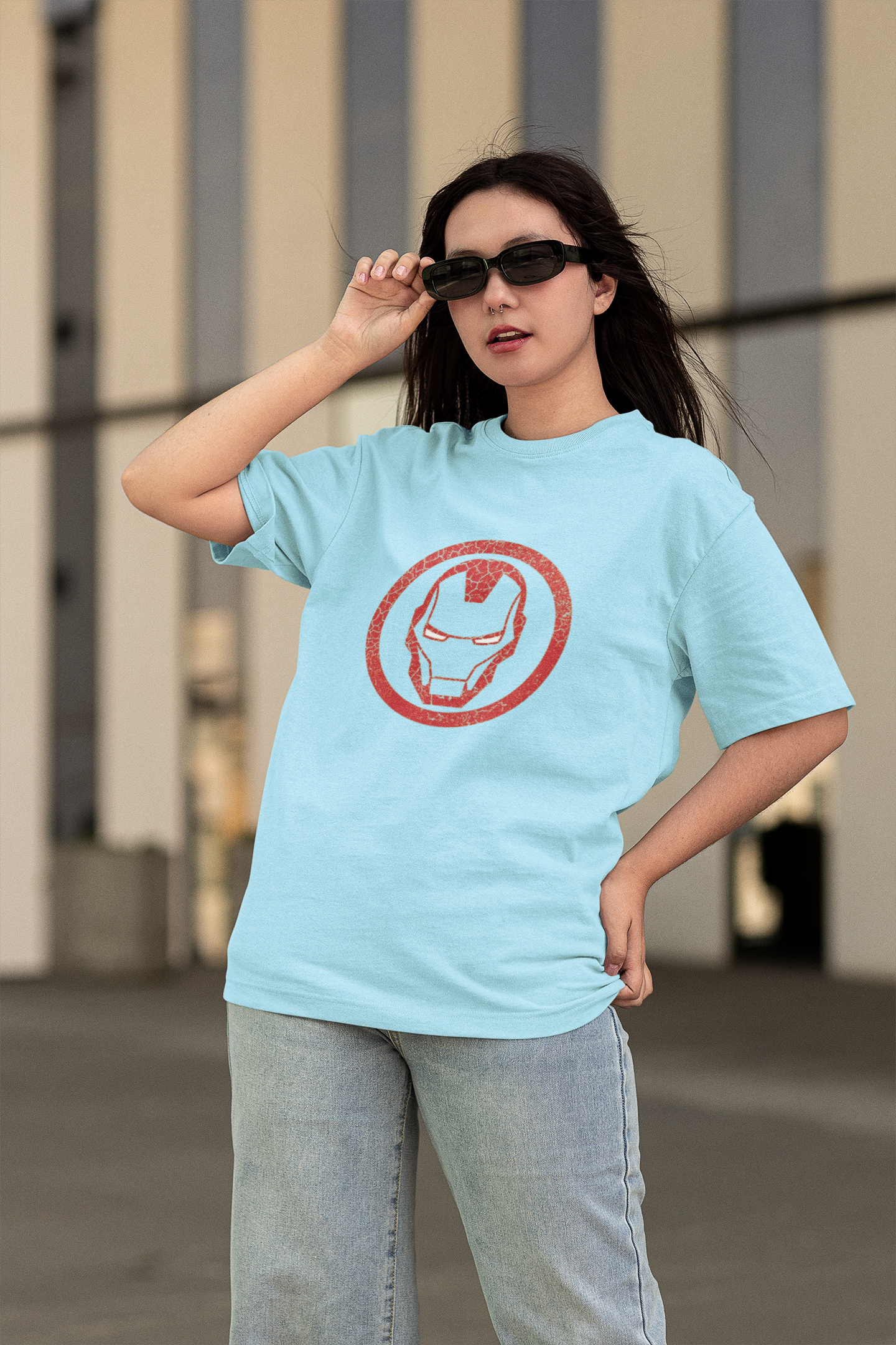 'Iron Man' Oversize T